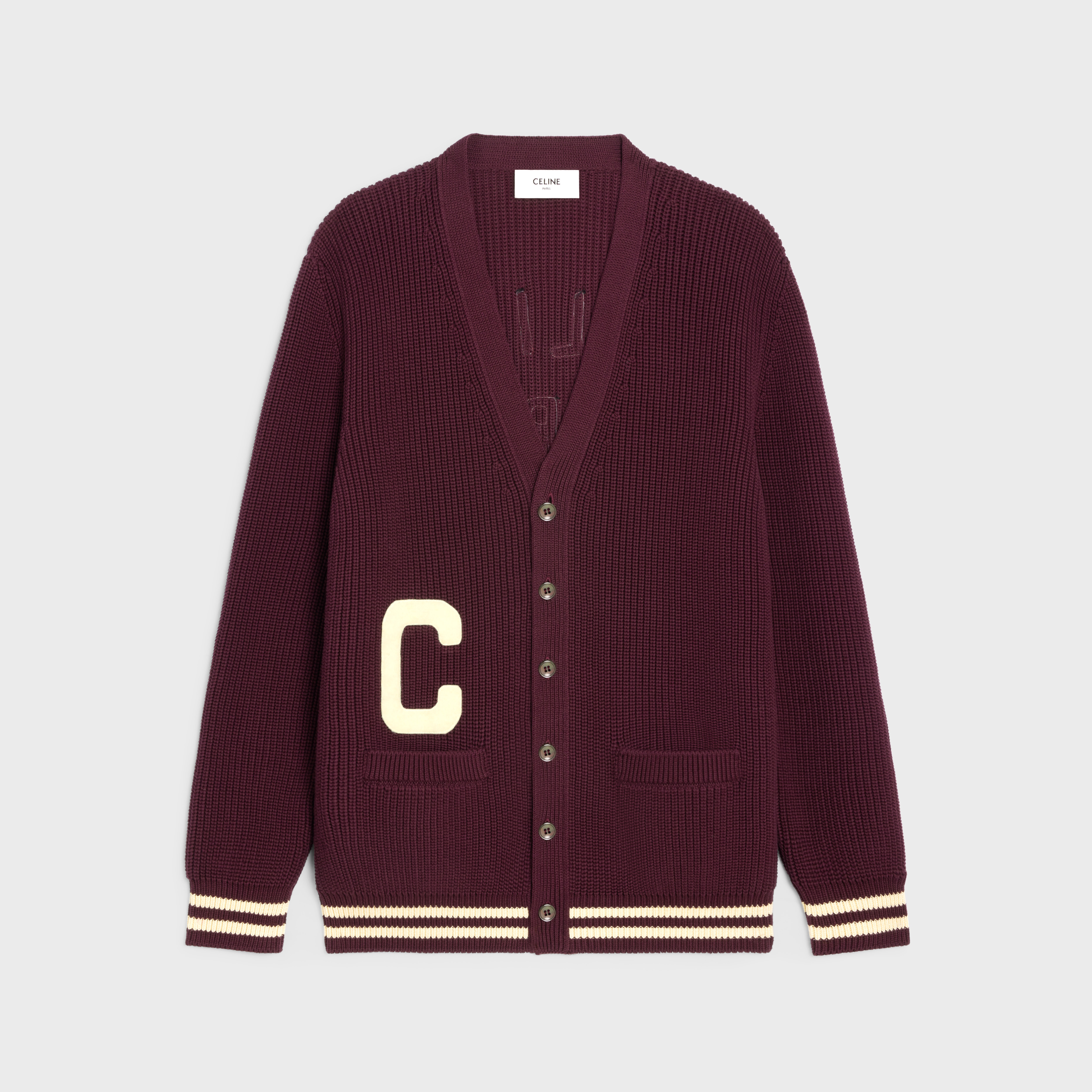 celine college cardigan in cotton - 1