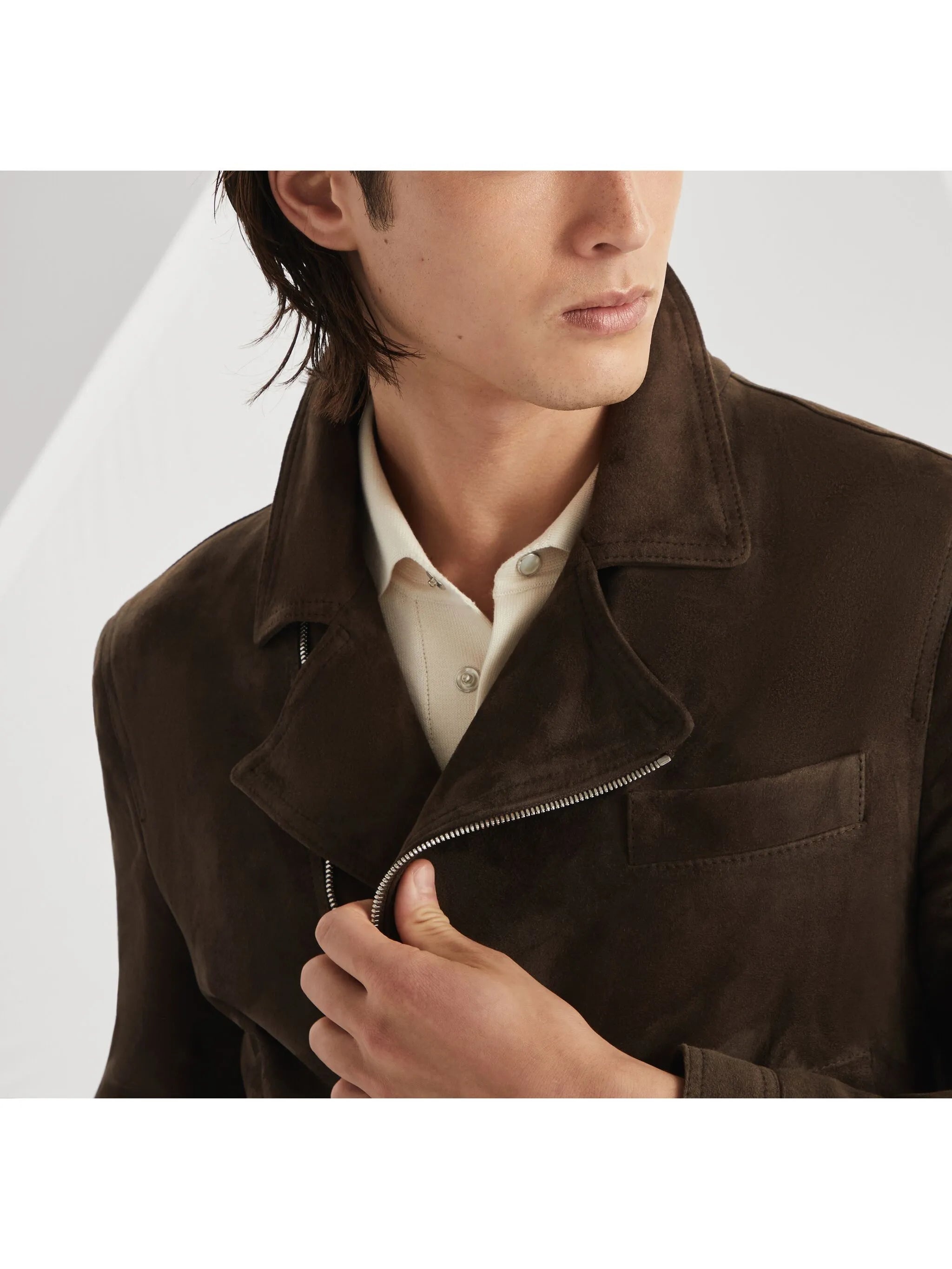 Suede Biker Jacket - 2