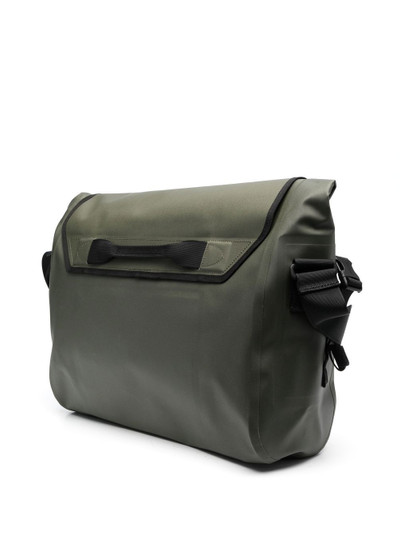 FILSON logo-print waterproof messenger bag outlook