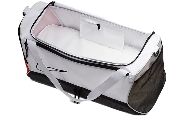 Nike Elite Basketball Duffel Bag 'White Black University Red' BA6163-100 - 3