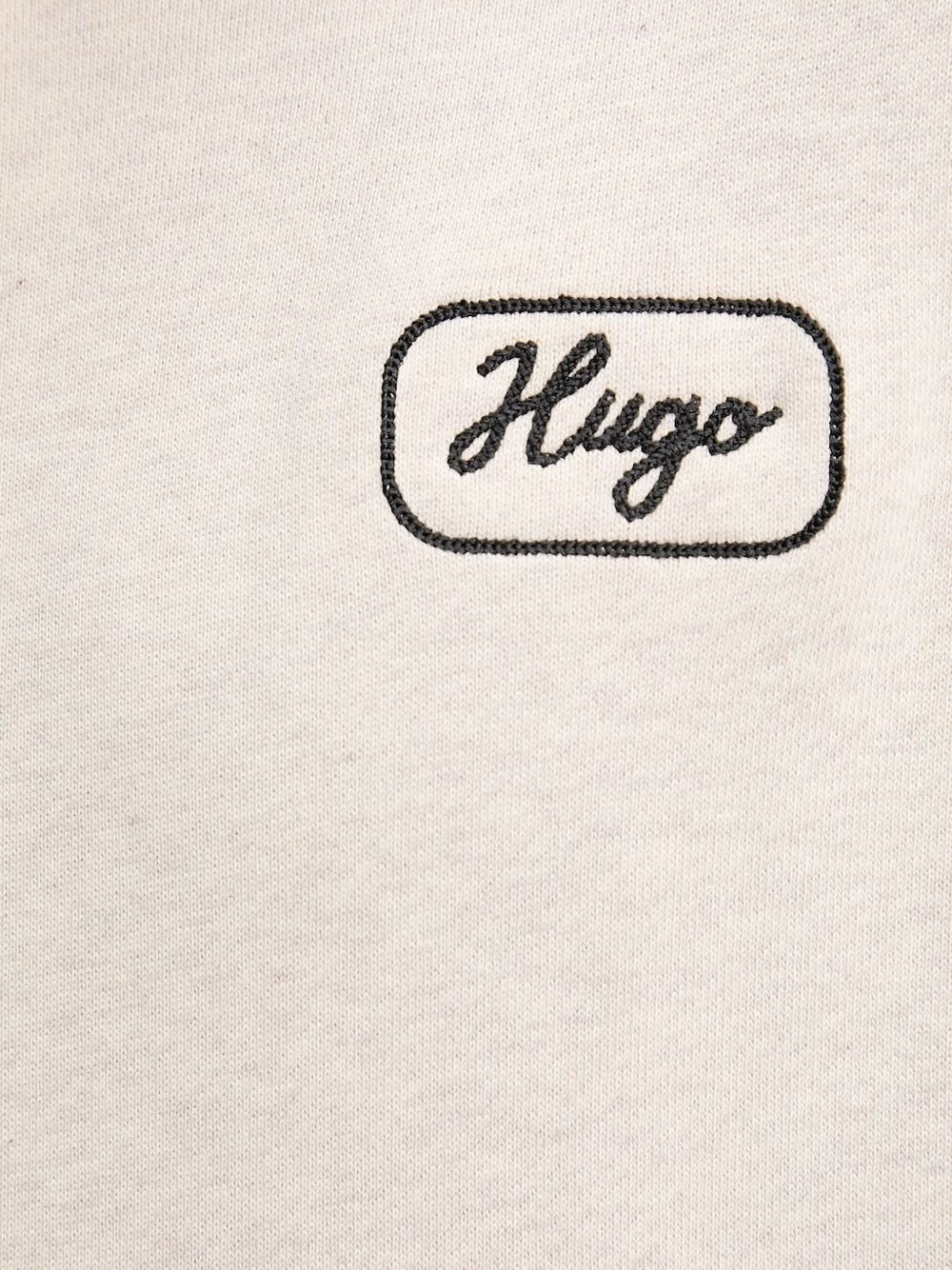 embroidered-patch hoodie - 4