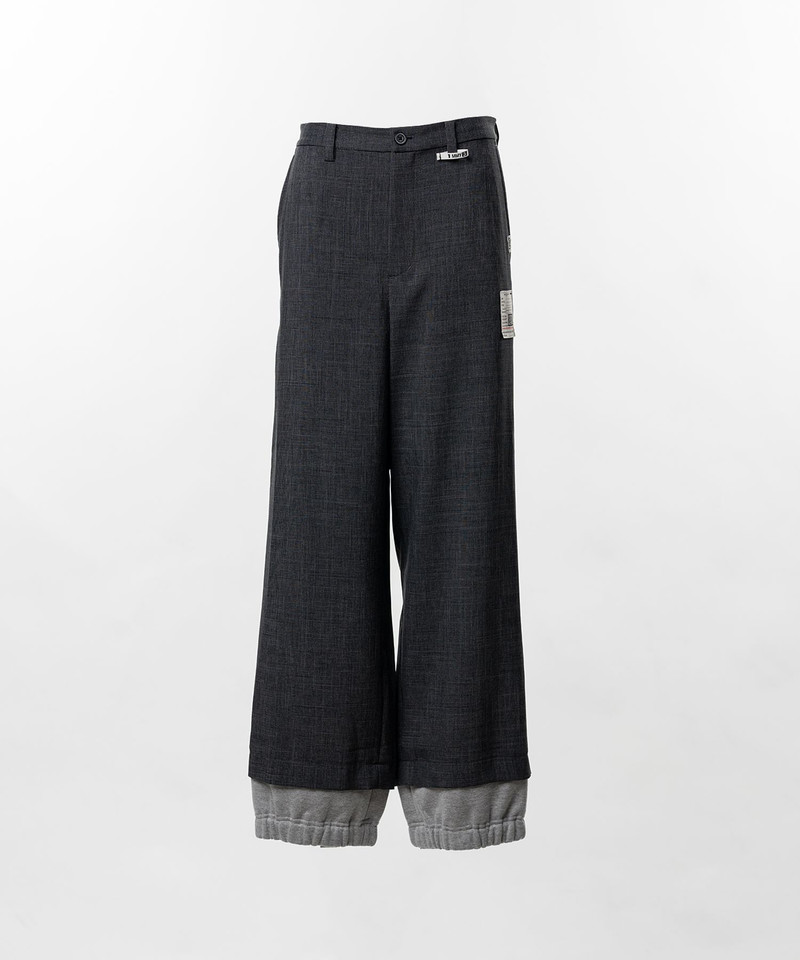 Mix Layered Houndstooth Pants 14