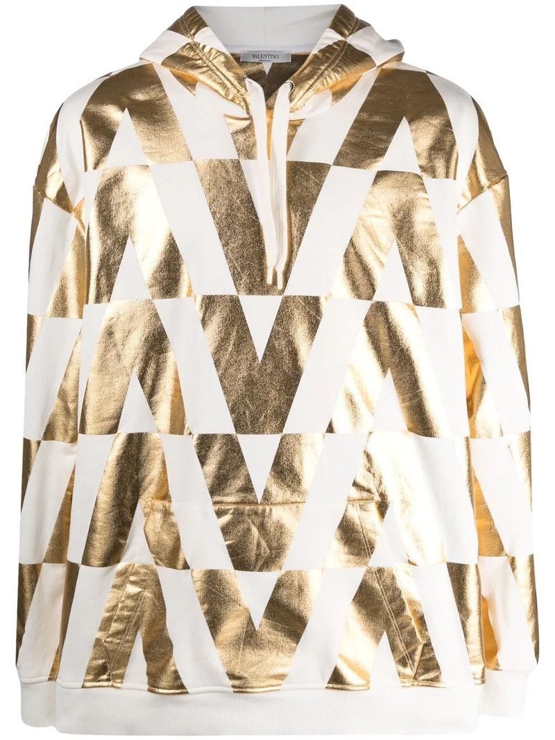 monogram-print hoodie 1