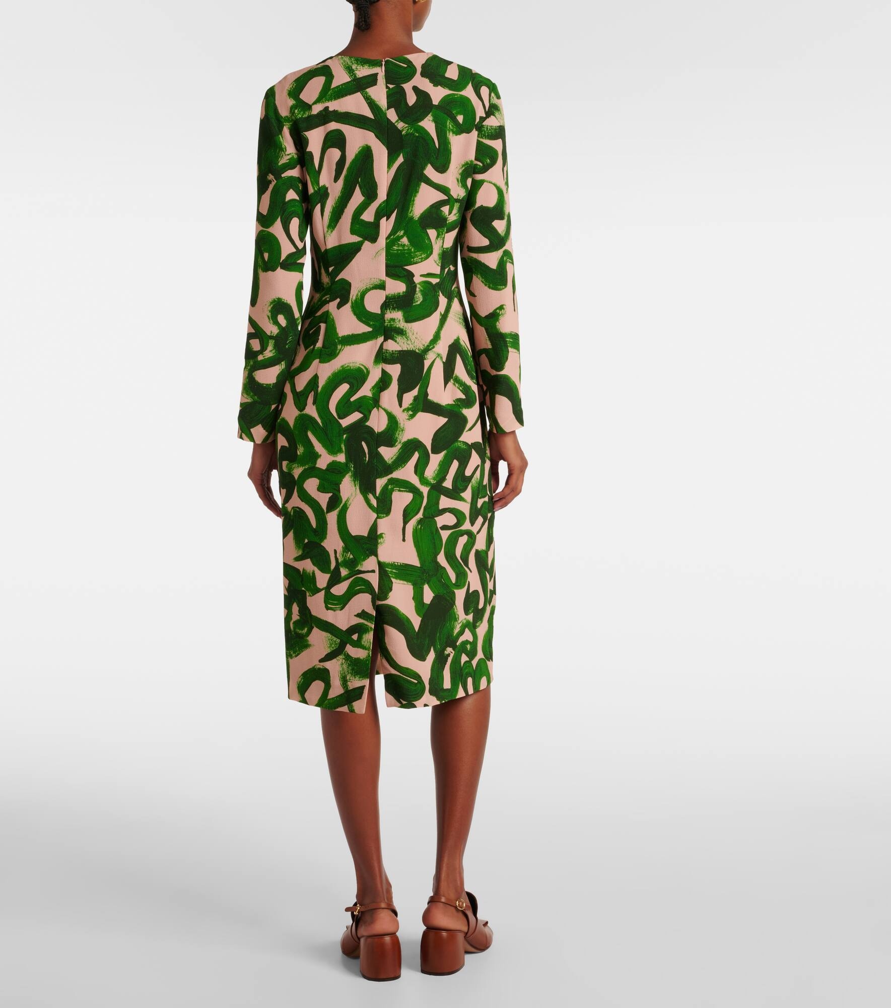 Printed midi dress - 3