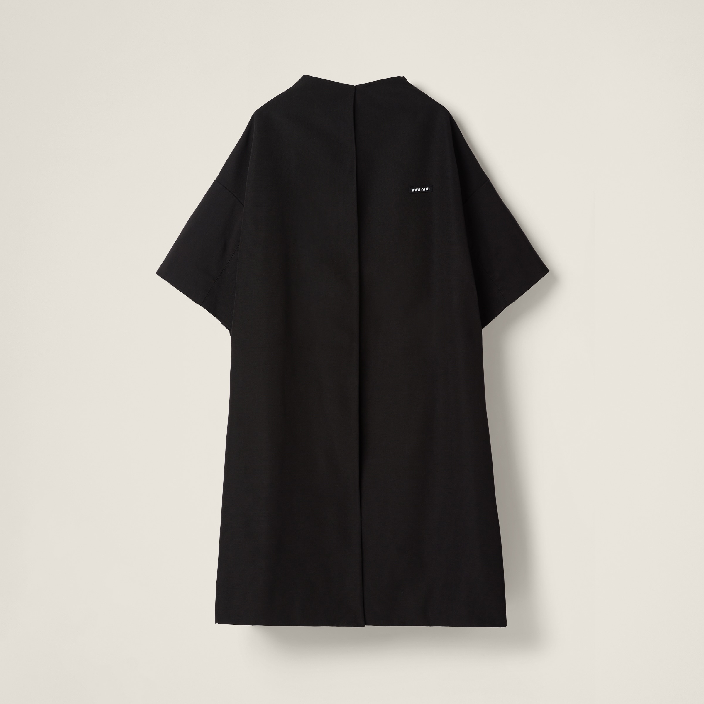 Single-breasted grosgrain cape - 1