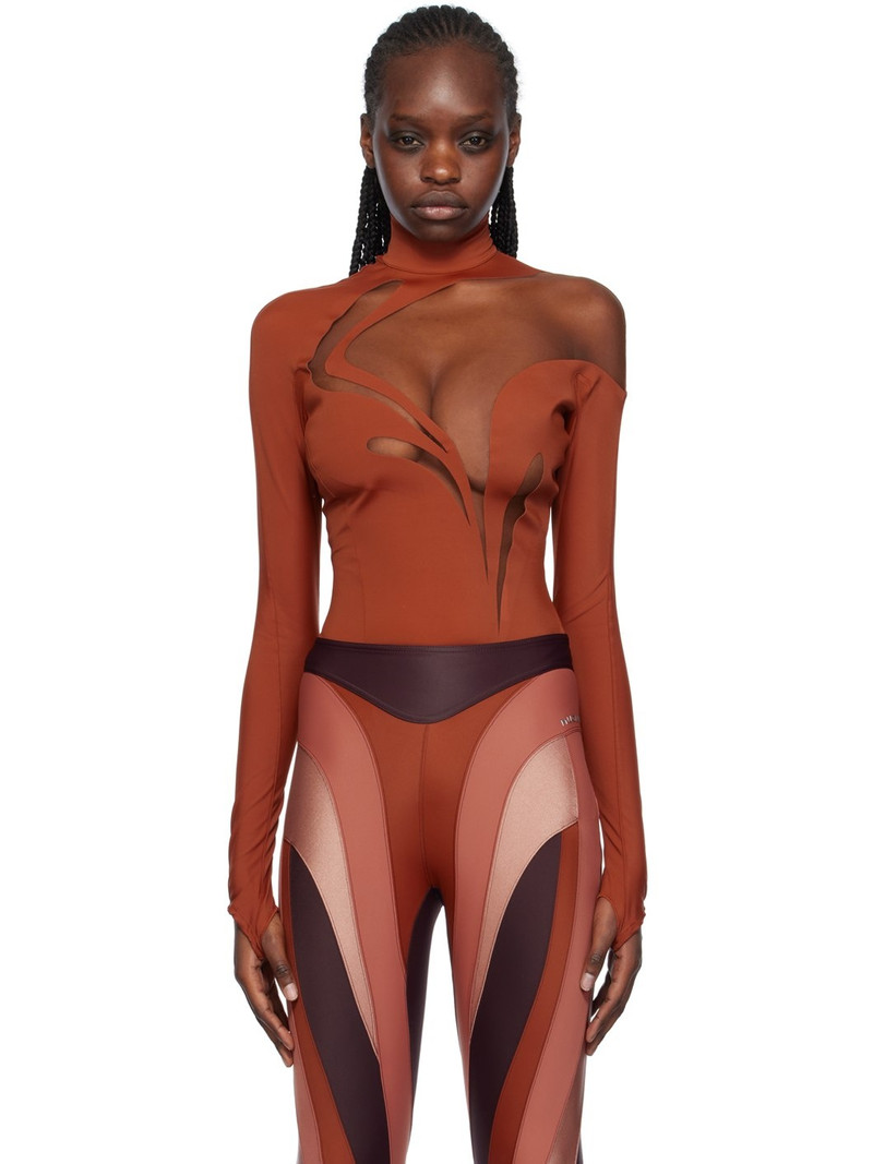Tan Swirly Bodysuit 1