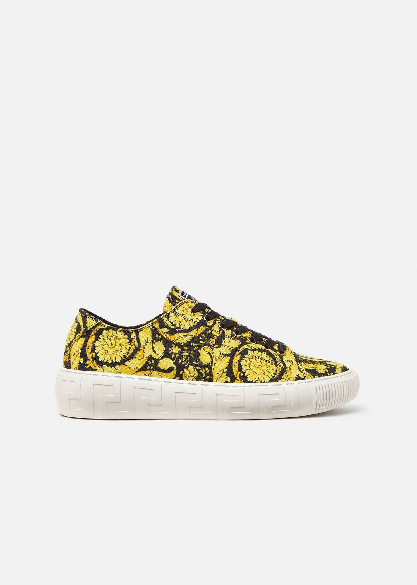 Greca Barocco Print Sneakers - 1