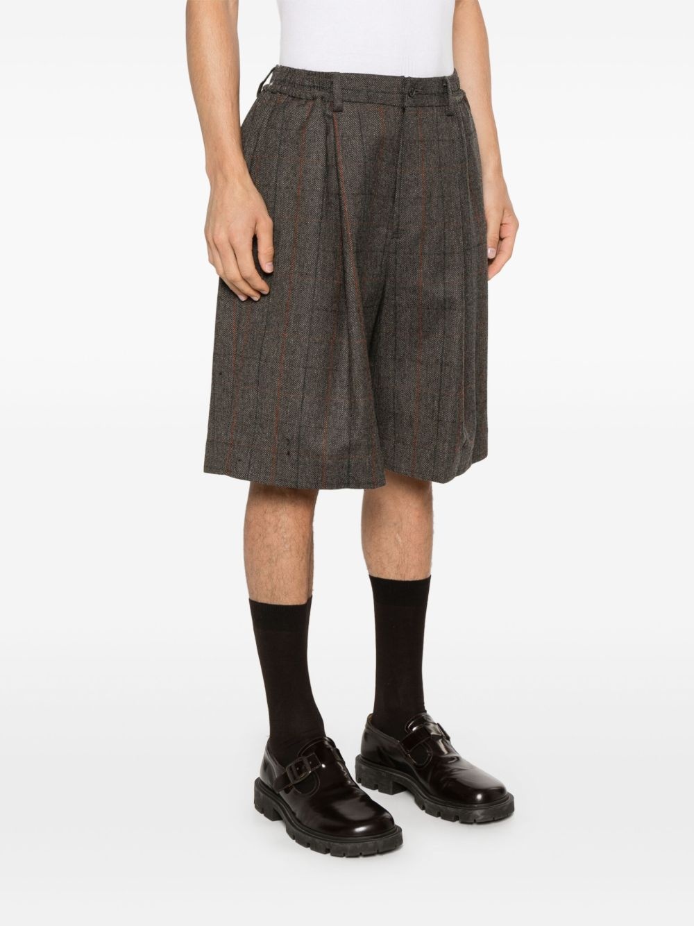 check-pattern shorts - 4