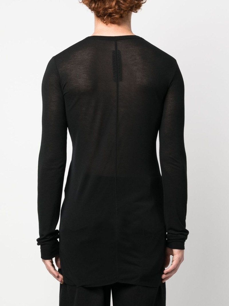 long-sleeved marl-knit T-shirt 4