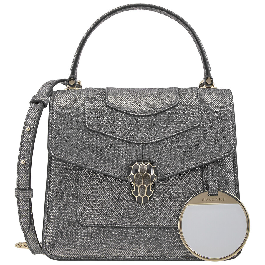Bvlgari Serpenti Forever Crossbody Bag- Grey - 4