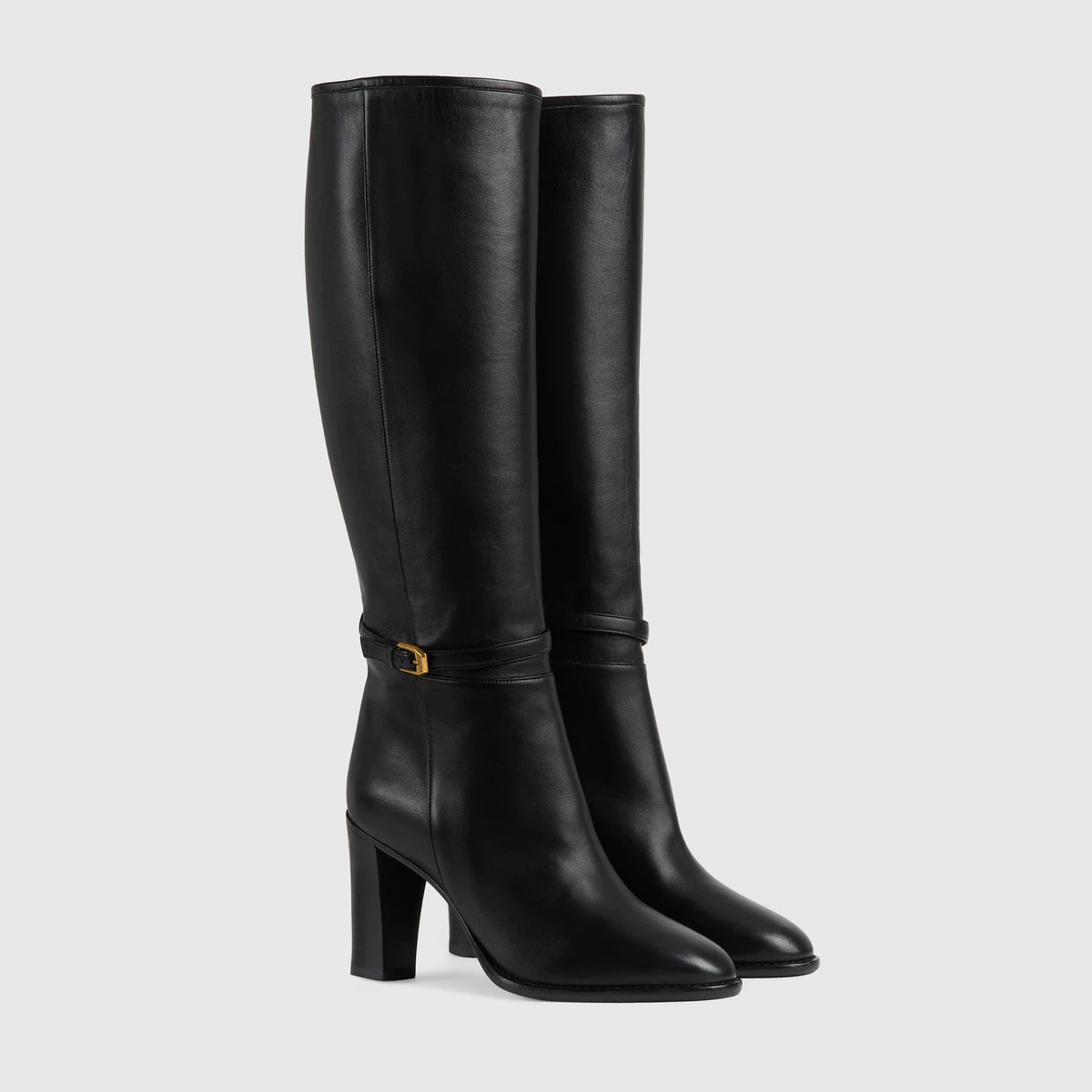 Women's knee-high boot with Gucci print - 2