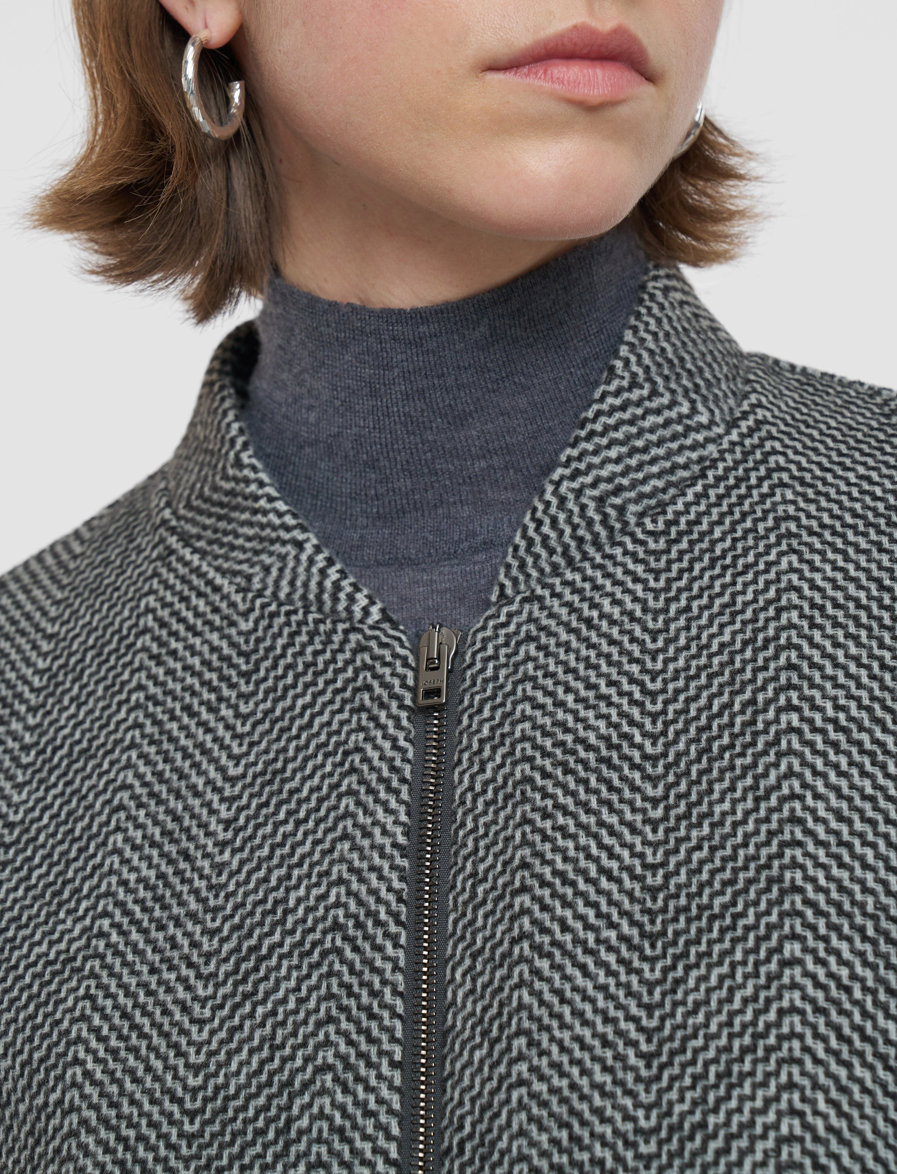 Gustave Linear Double Face Wool Jacket - 5