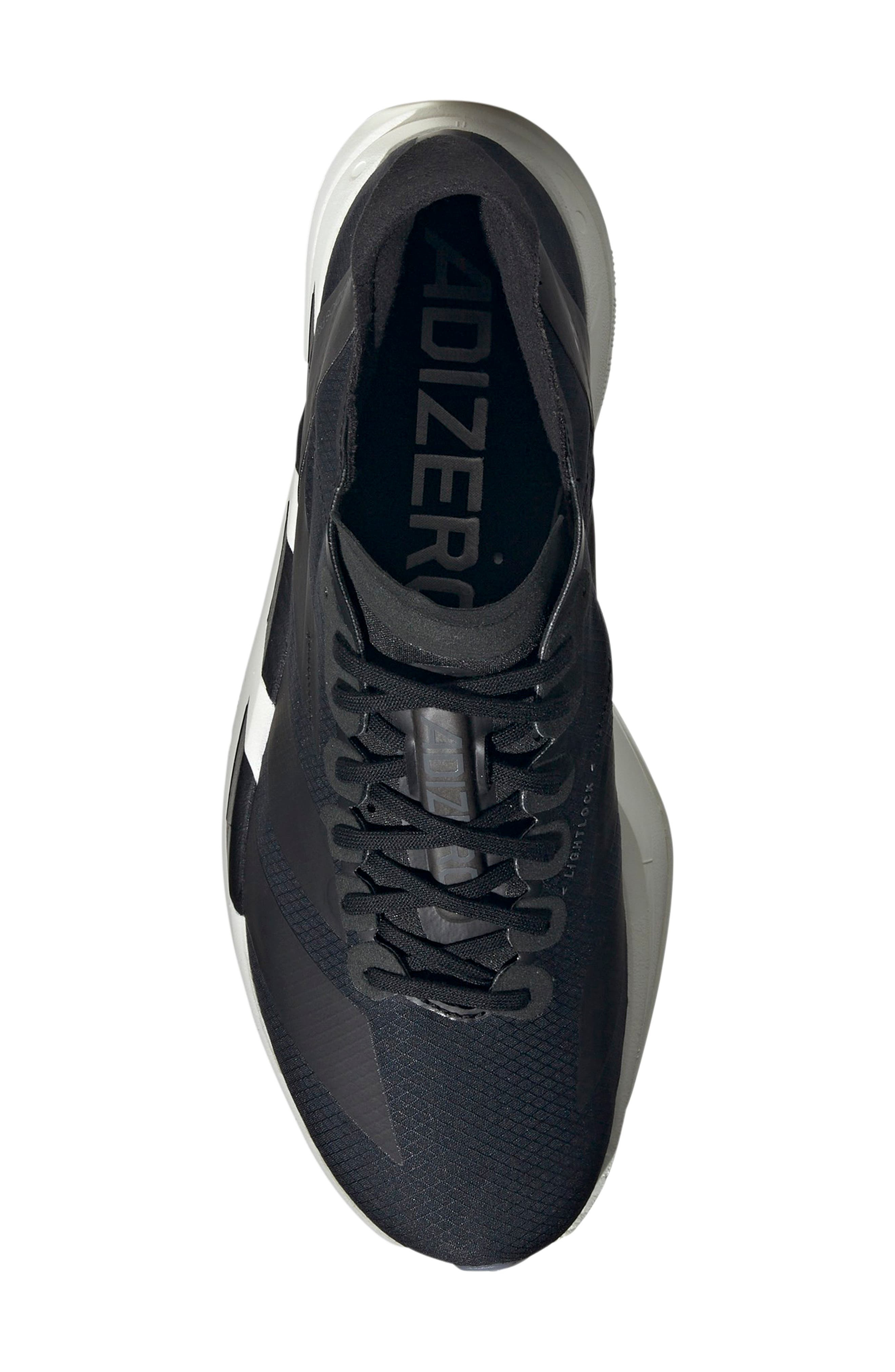 adidas Gender Inclusive Adios 9 Pro 4 Running Sneaker in Black/Black/Grey at Nordstrom - 4