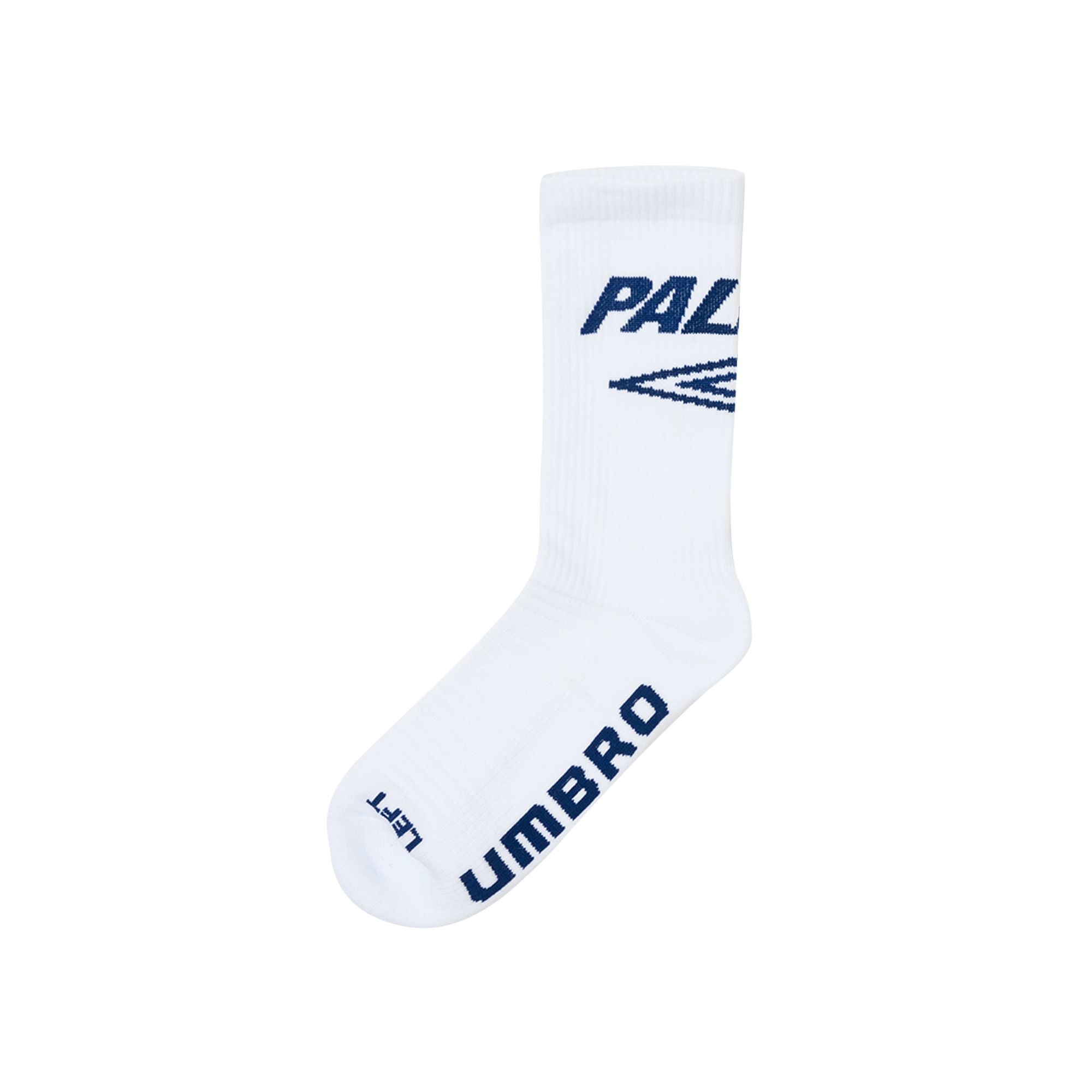 Palace x Umbro Training Sock 'White' - 1