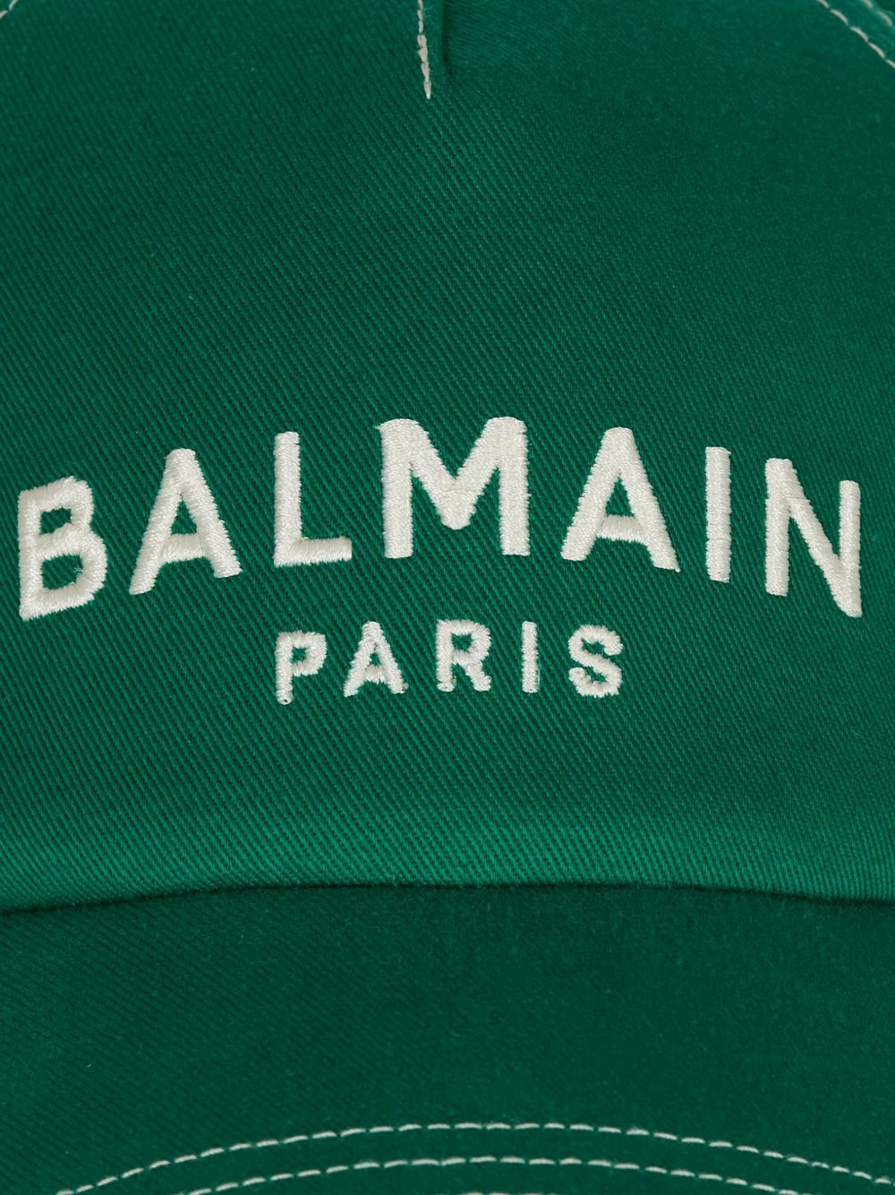 logo-embroidered cotton baseball cap - 4