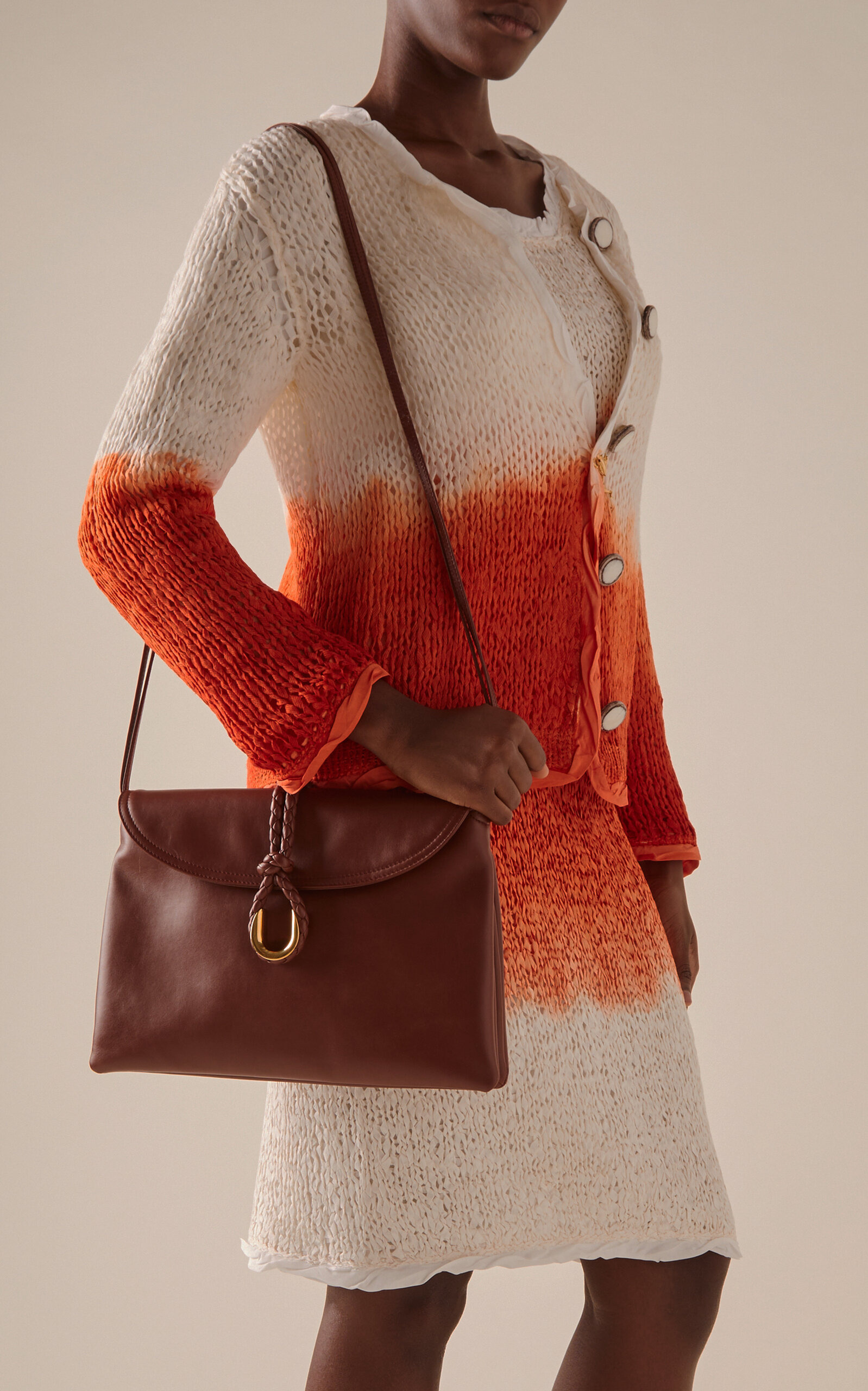 Liberta Leather Crossbody Bag brown - 3