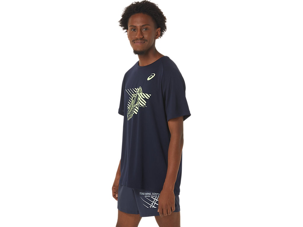 MEN'S SHOES GRAPHIC SHORT SLEEVE TOP - 3