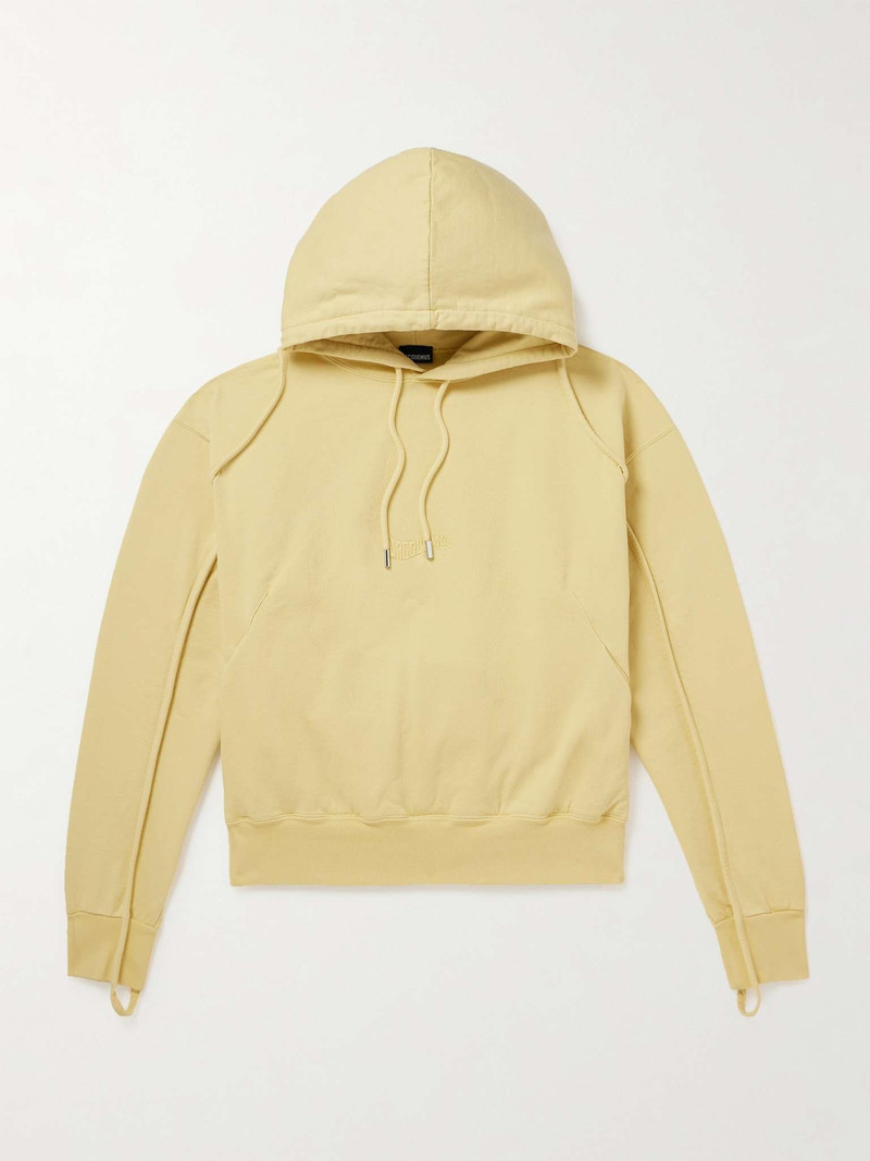 Camargue Logo-Embroidered Organic Cotton-Jersey Hoodie 1