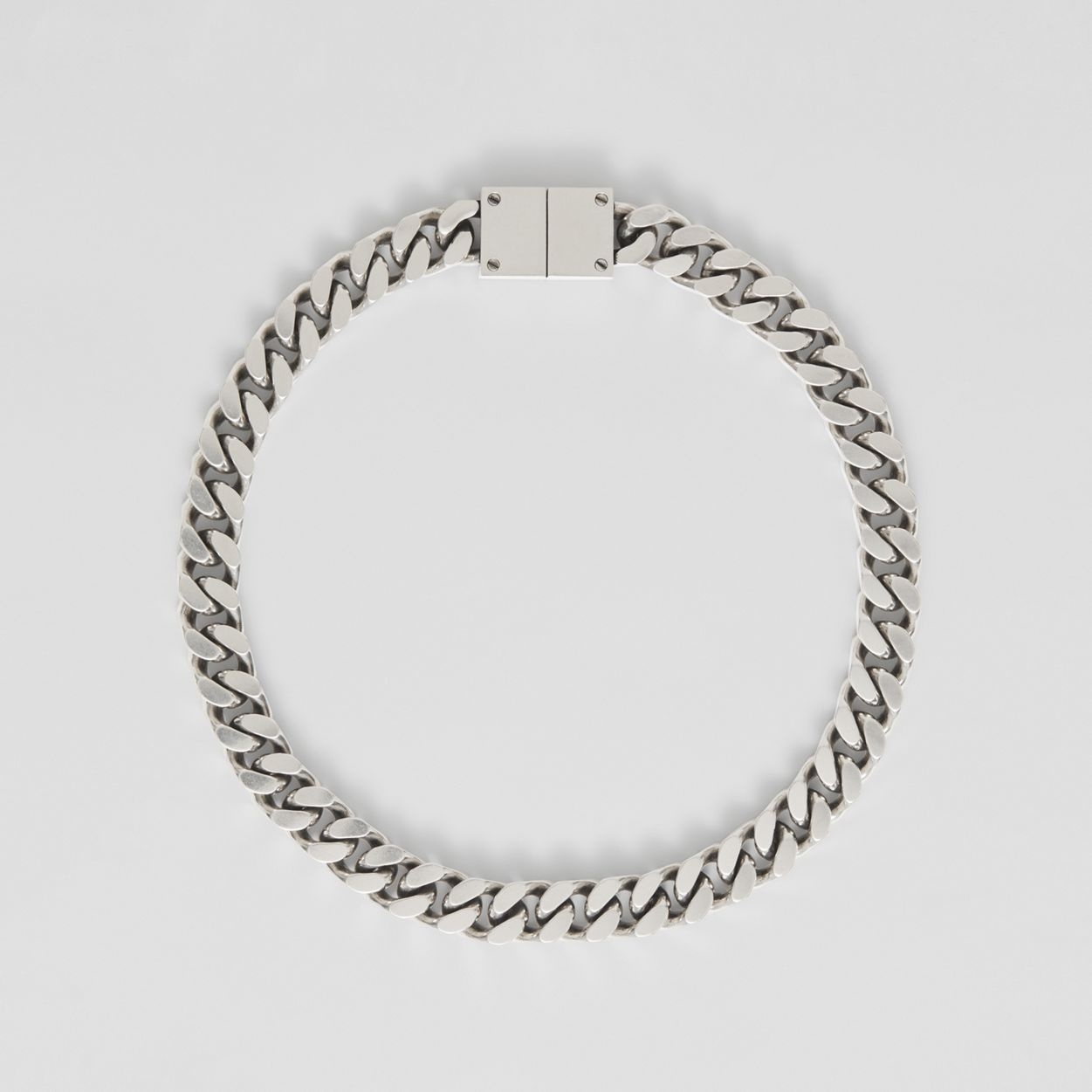 Palladium-plated Chain-link Necklace - 1