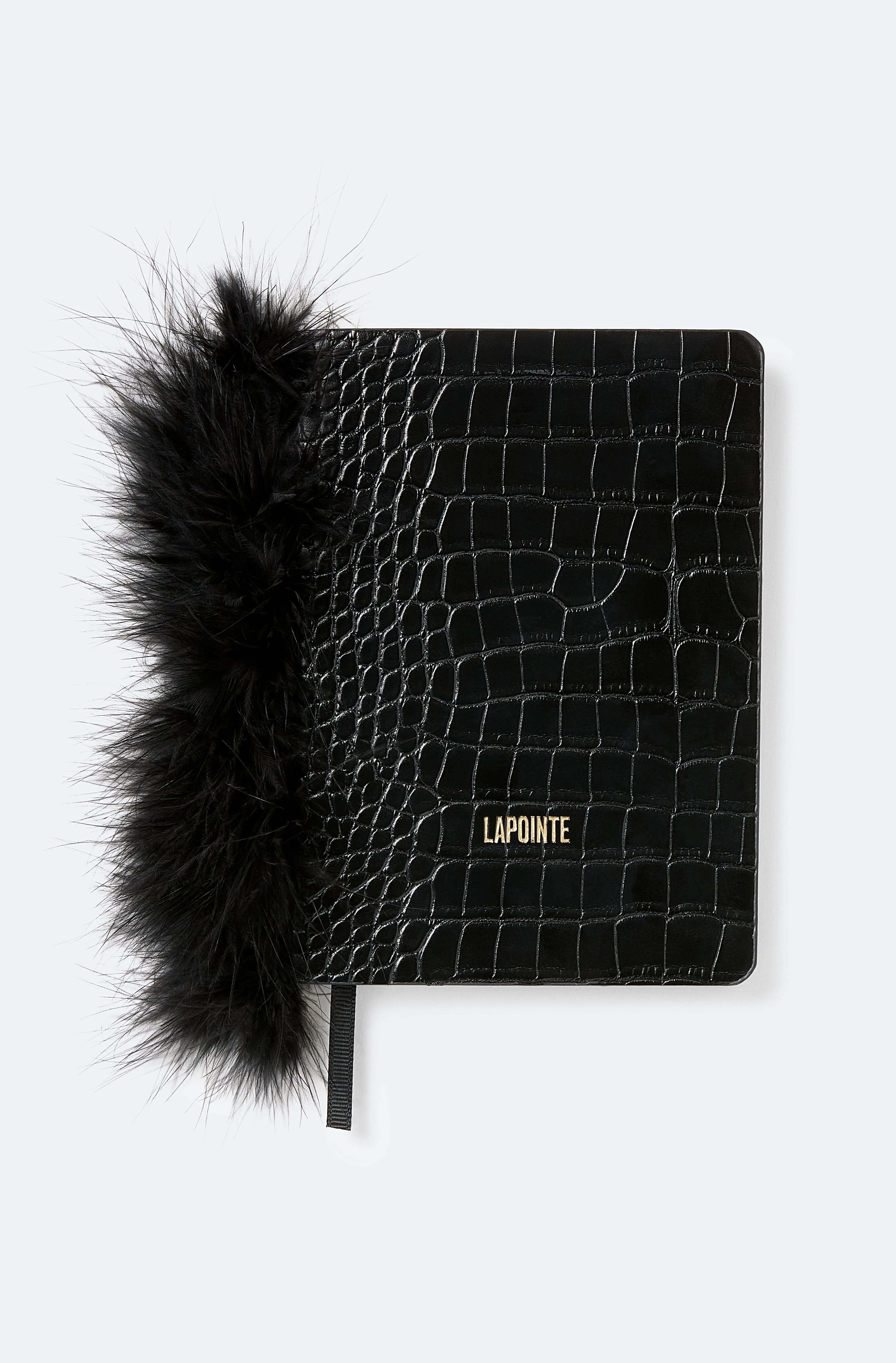 Notebook with Marabou Feathers - 1