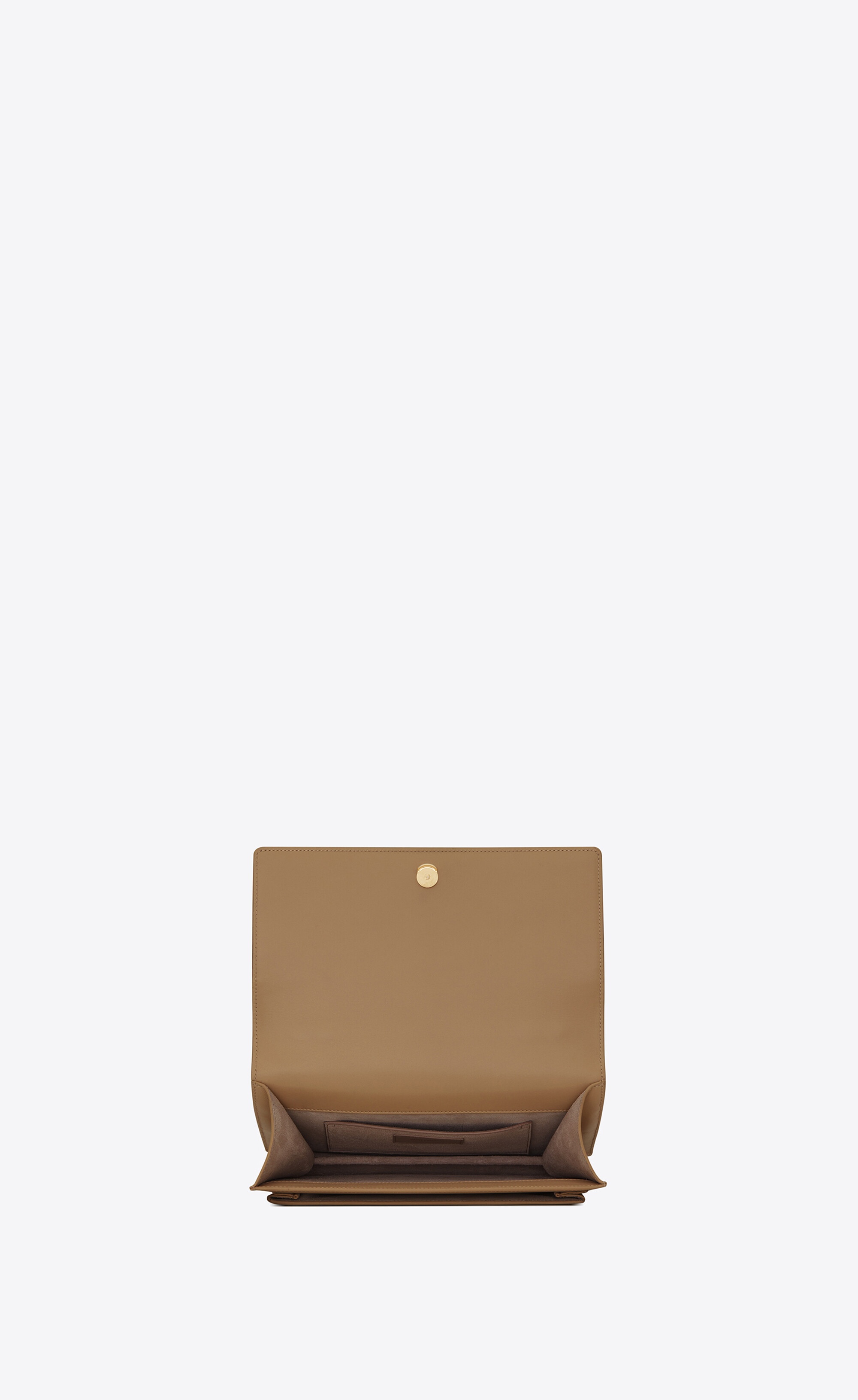 medium sunset satchel in smooth leather - 6