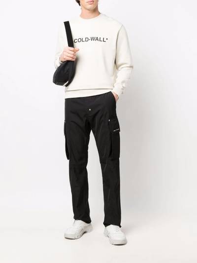 A-COLD-WALL* logo-print cotton sweatshirt outlook