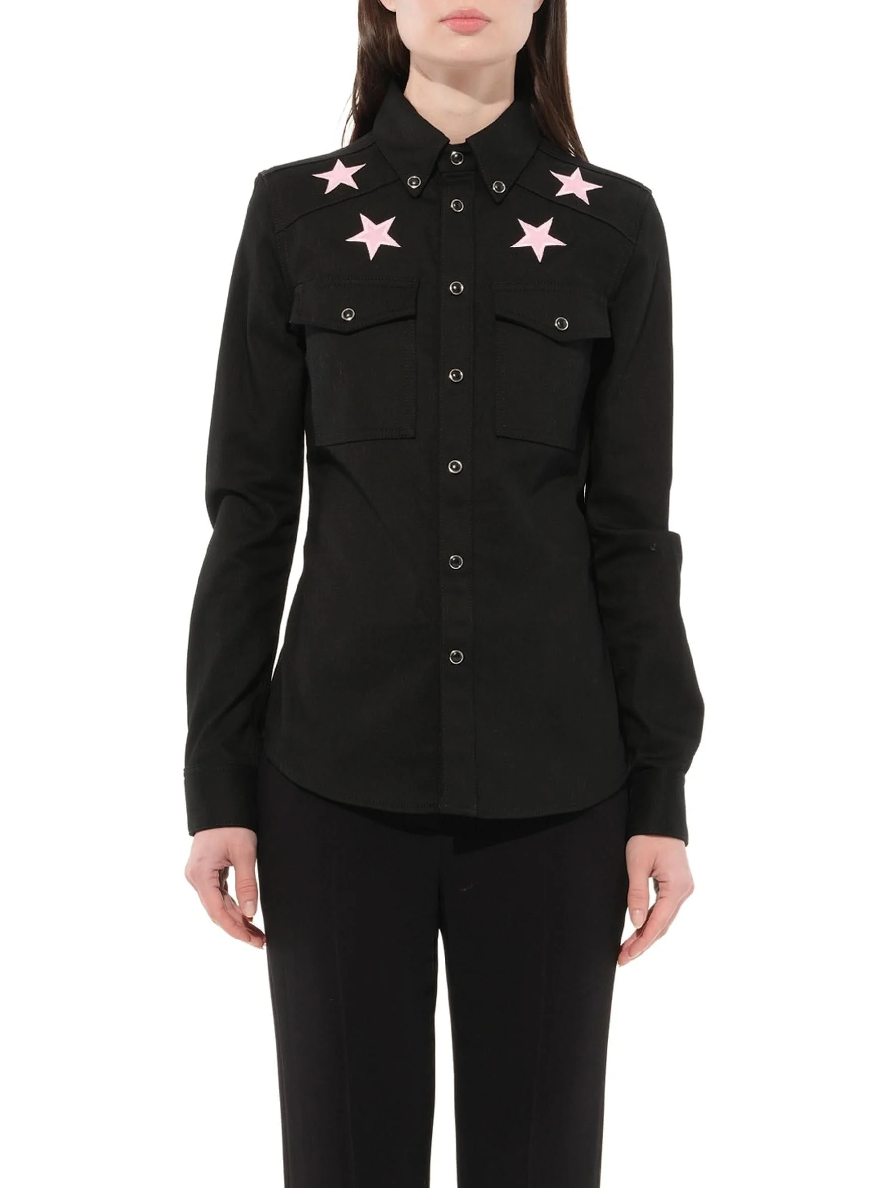 Long Sleeve Shirt in Black - 1