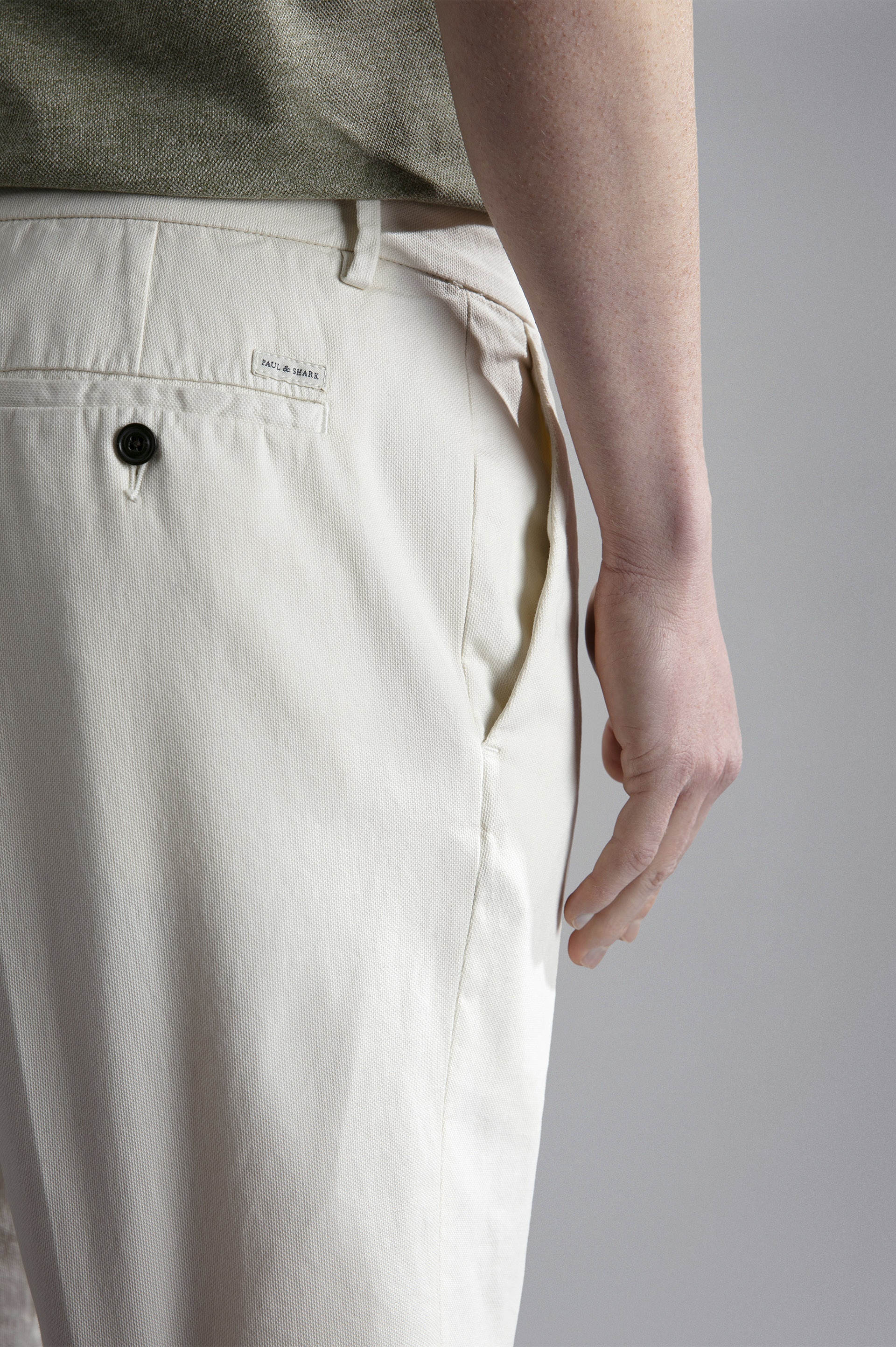 COTTON STRETCH BERMUDA SHORTS - 4