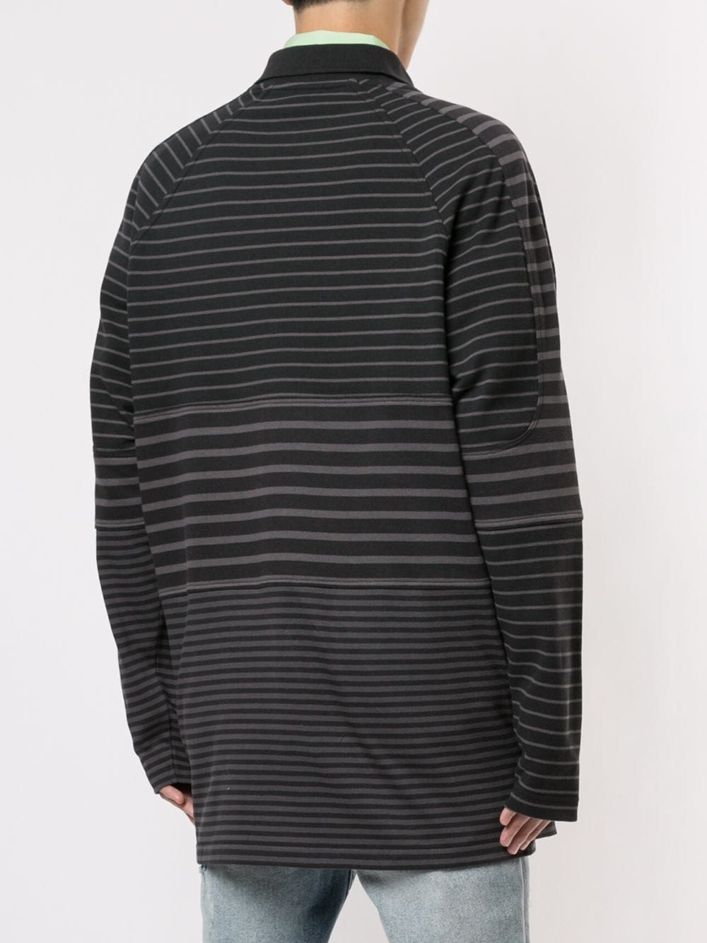 panelled polo shirt - 4