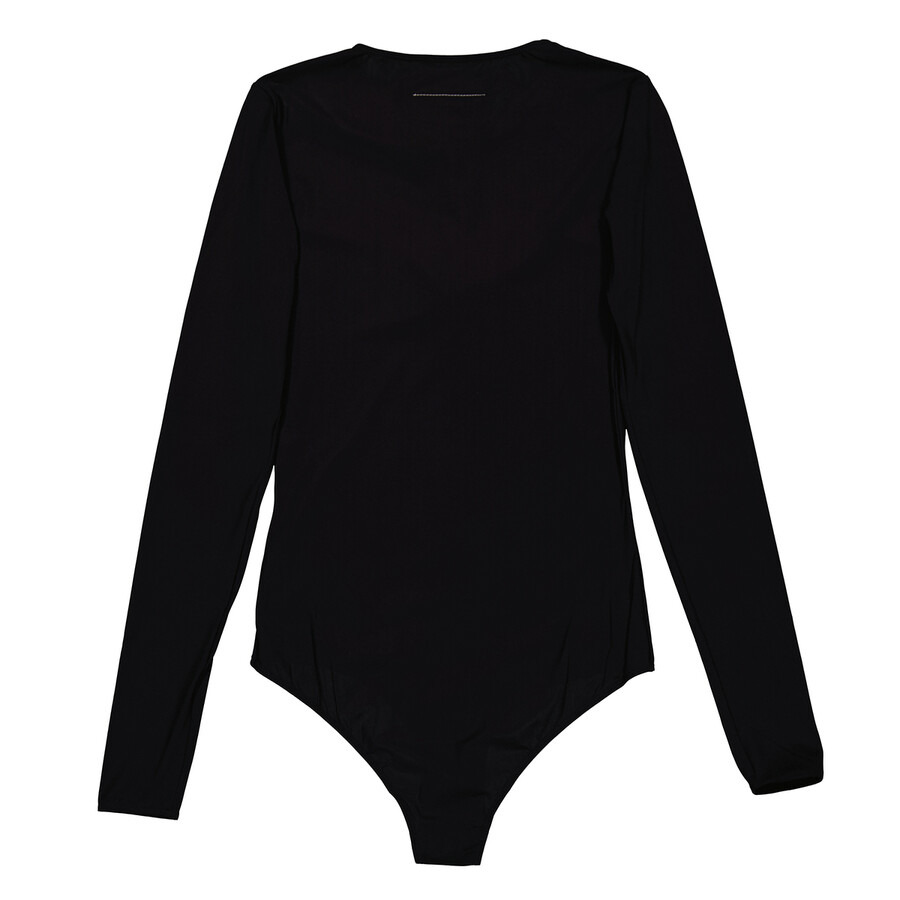 MM6 Maison Margiela Long Sleeve Bodysuit - 7