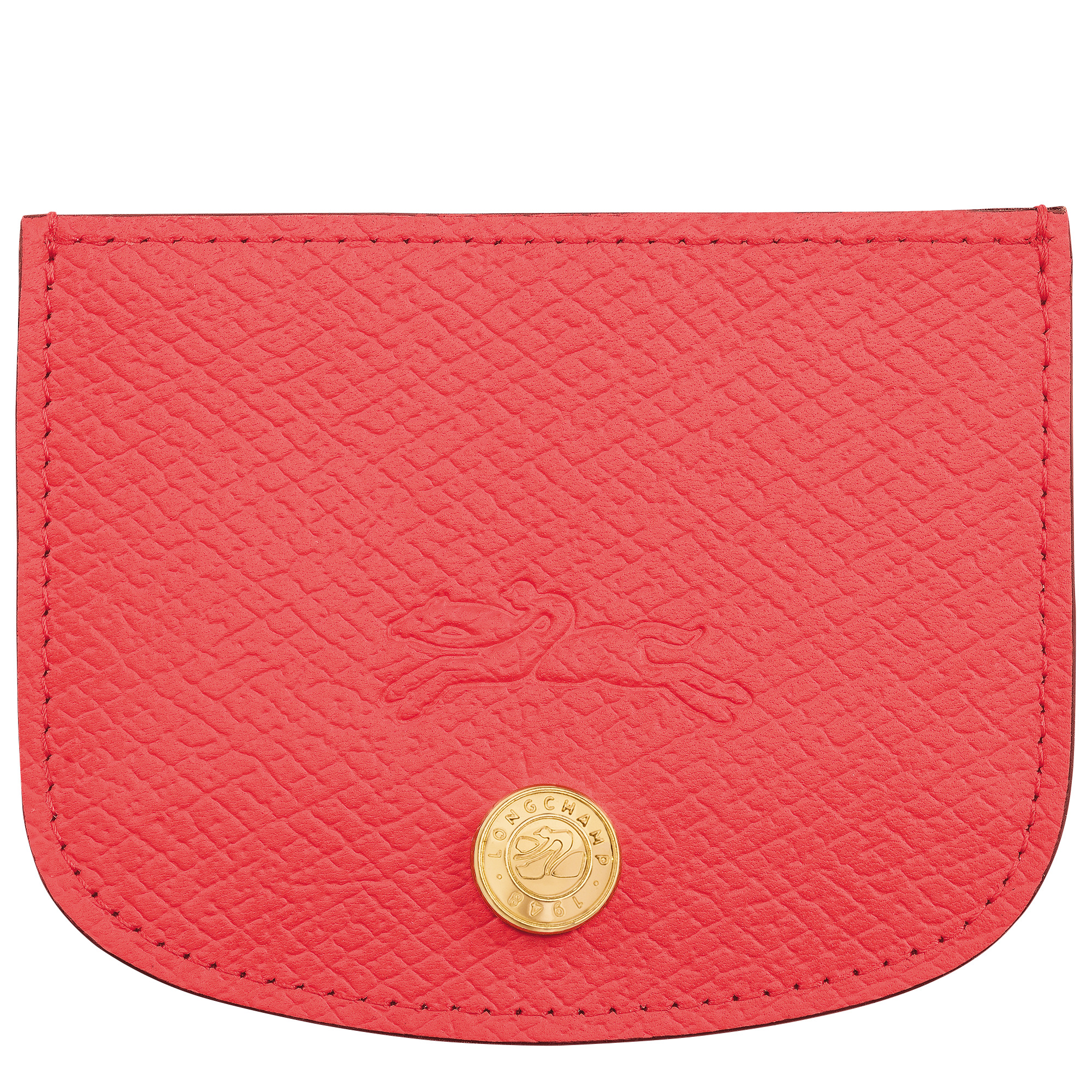 Épure Card holder Strawberry - Leather - 1