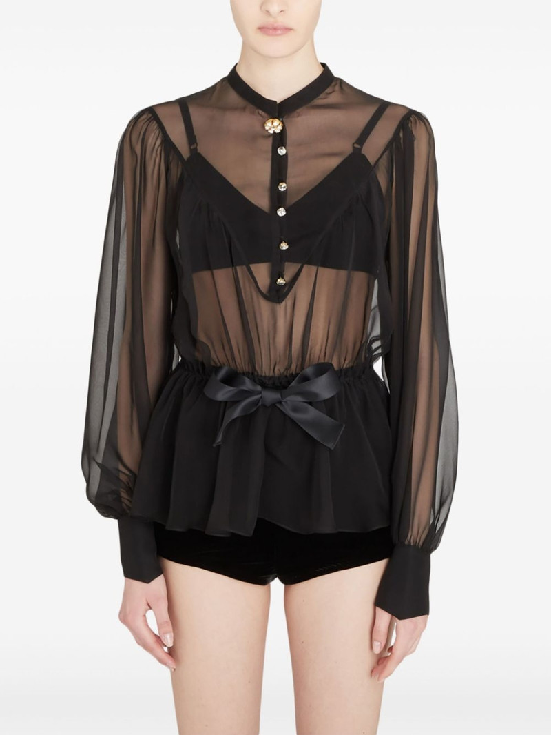 GIAMBATTISTA VALLI silk blouse outlook