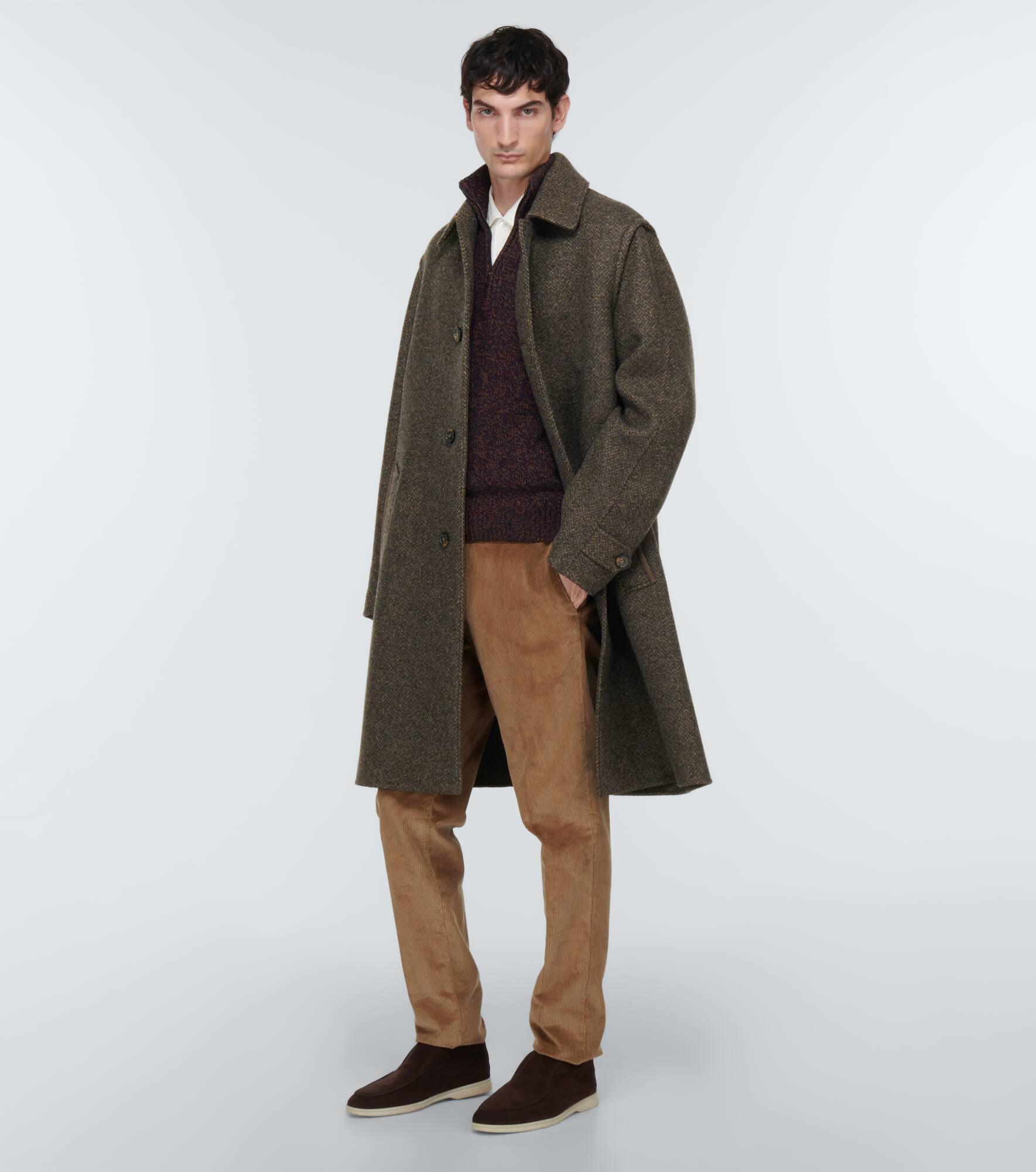Savile cashmere-blend overcoat - 2