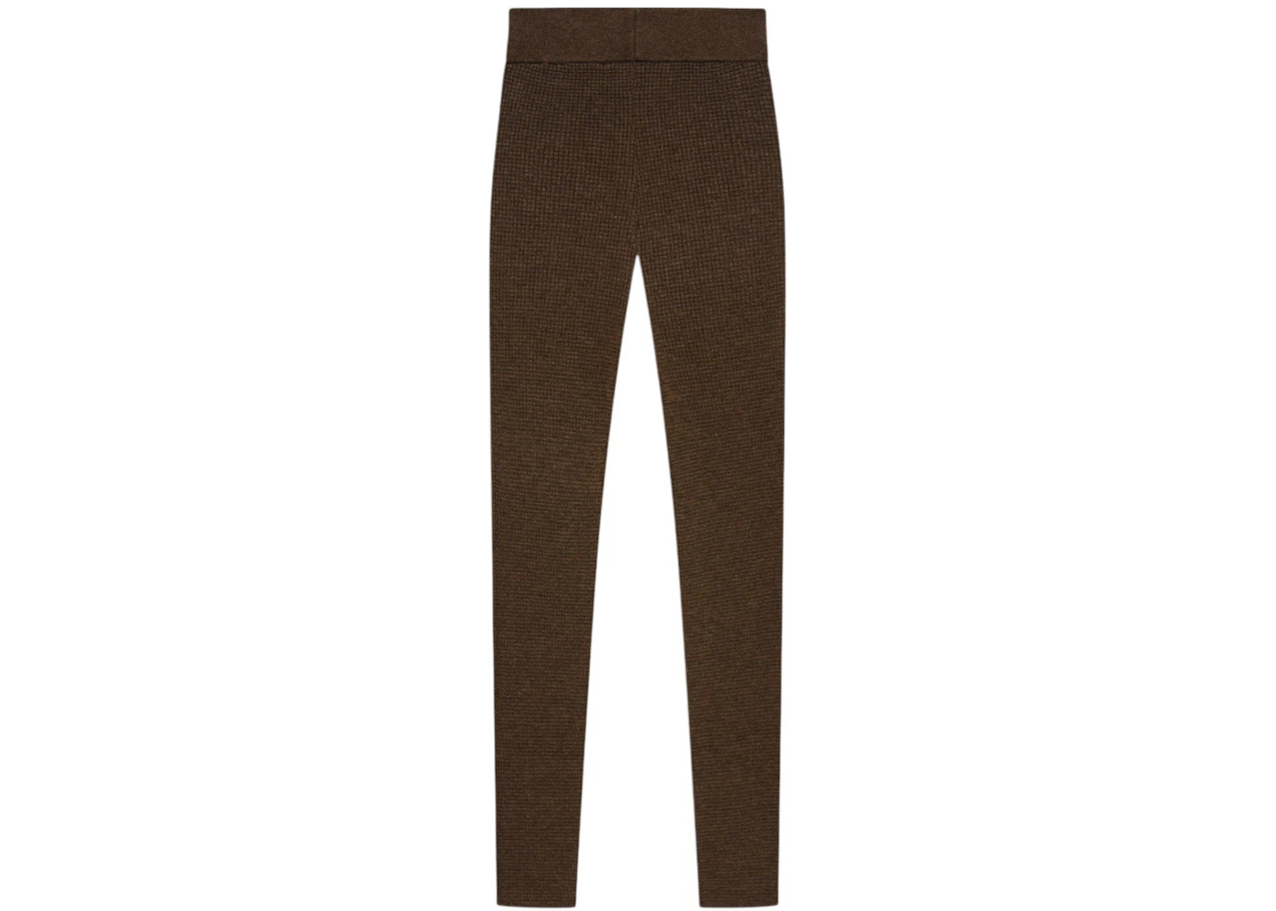 Fear of God Essentials Women's Waffle Legging Brown - 2