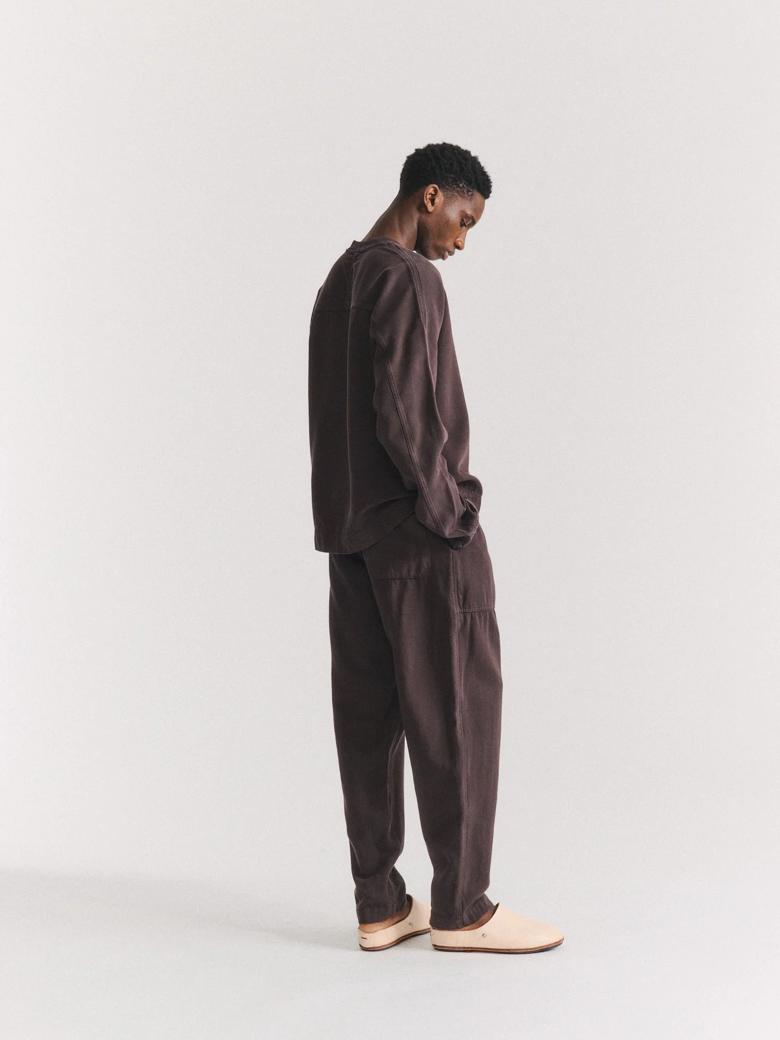 JOG AH MILITAIRE PANT - CLEANY - BROWN - 1