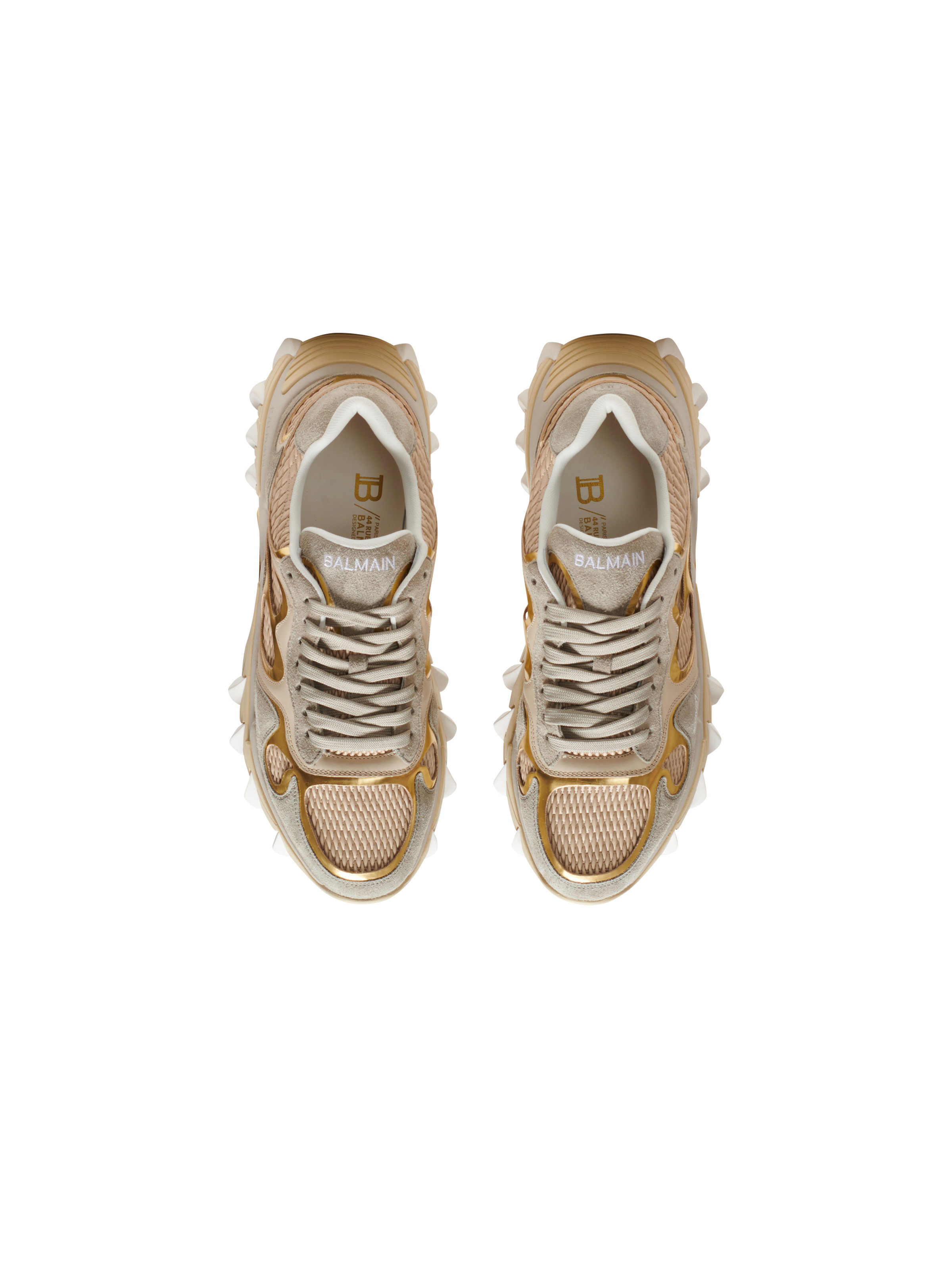 B-East sneakers in leather, suede and mesh - 3
