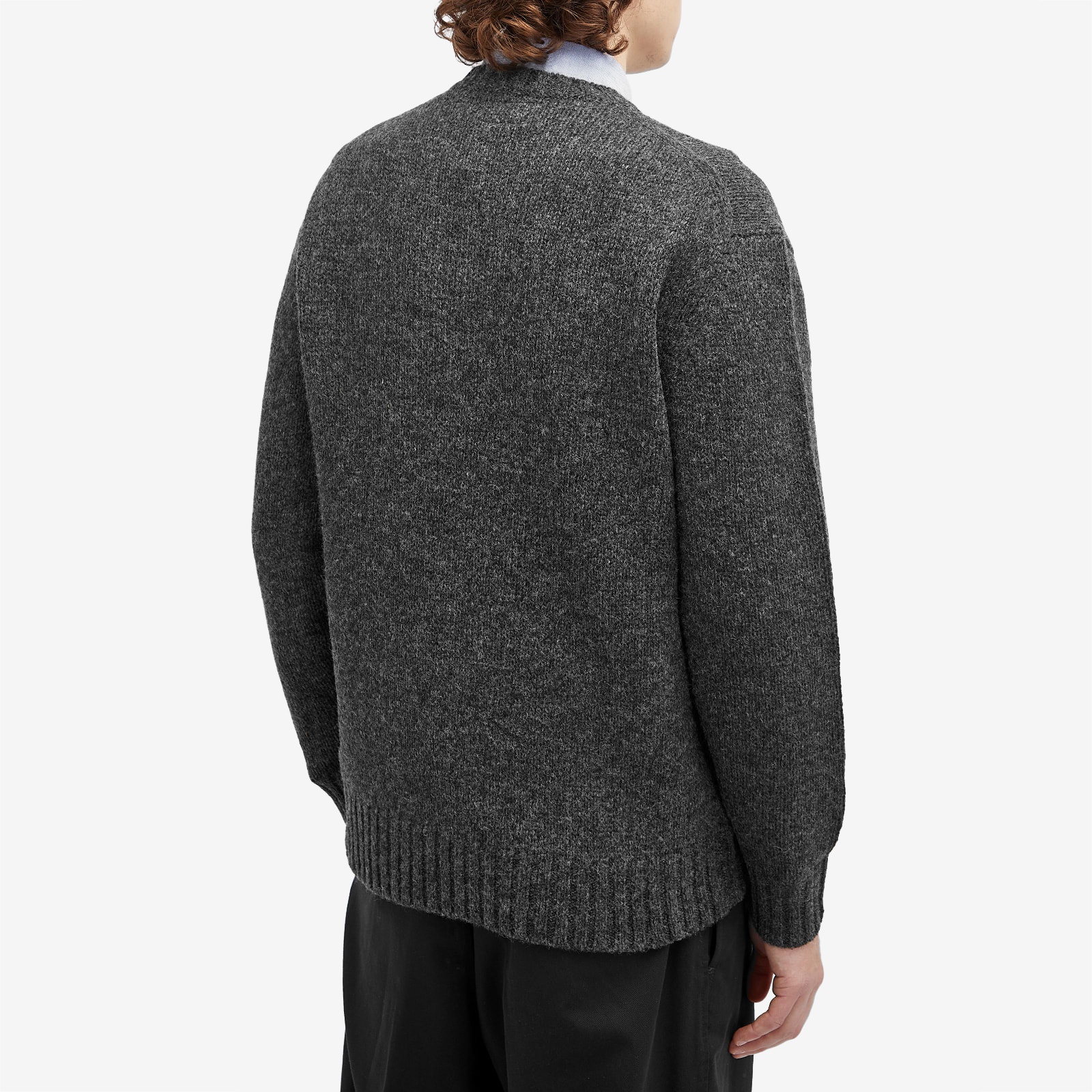 Beams Plus Intarsia Wolf Jumper - 3