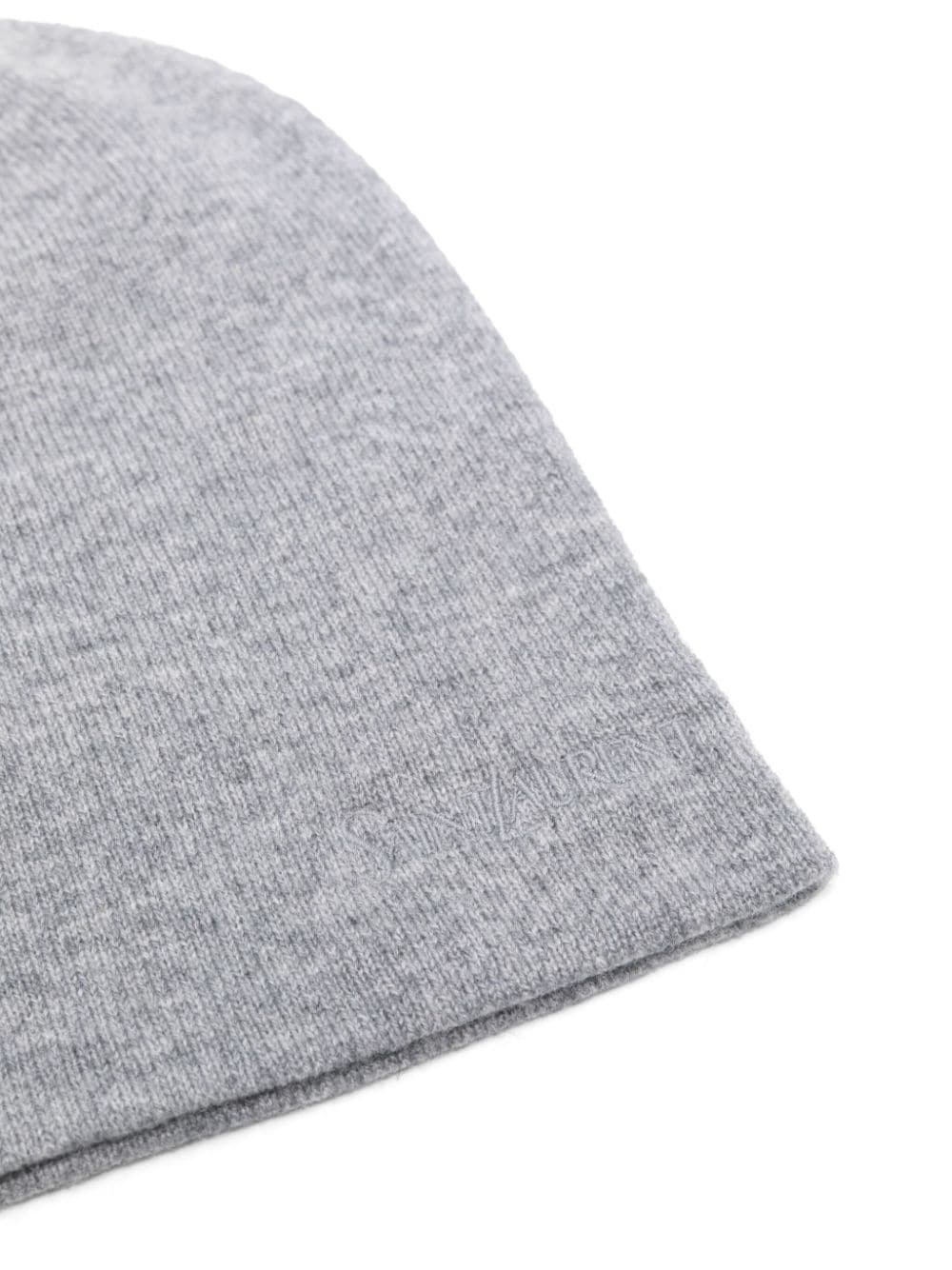 embroidered-logo cashmere beanie hat - 2