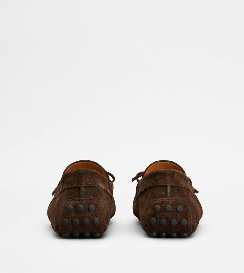 Tod's GOMMINO LOAFERS IN SUEDE - BROWN outlook