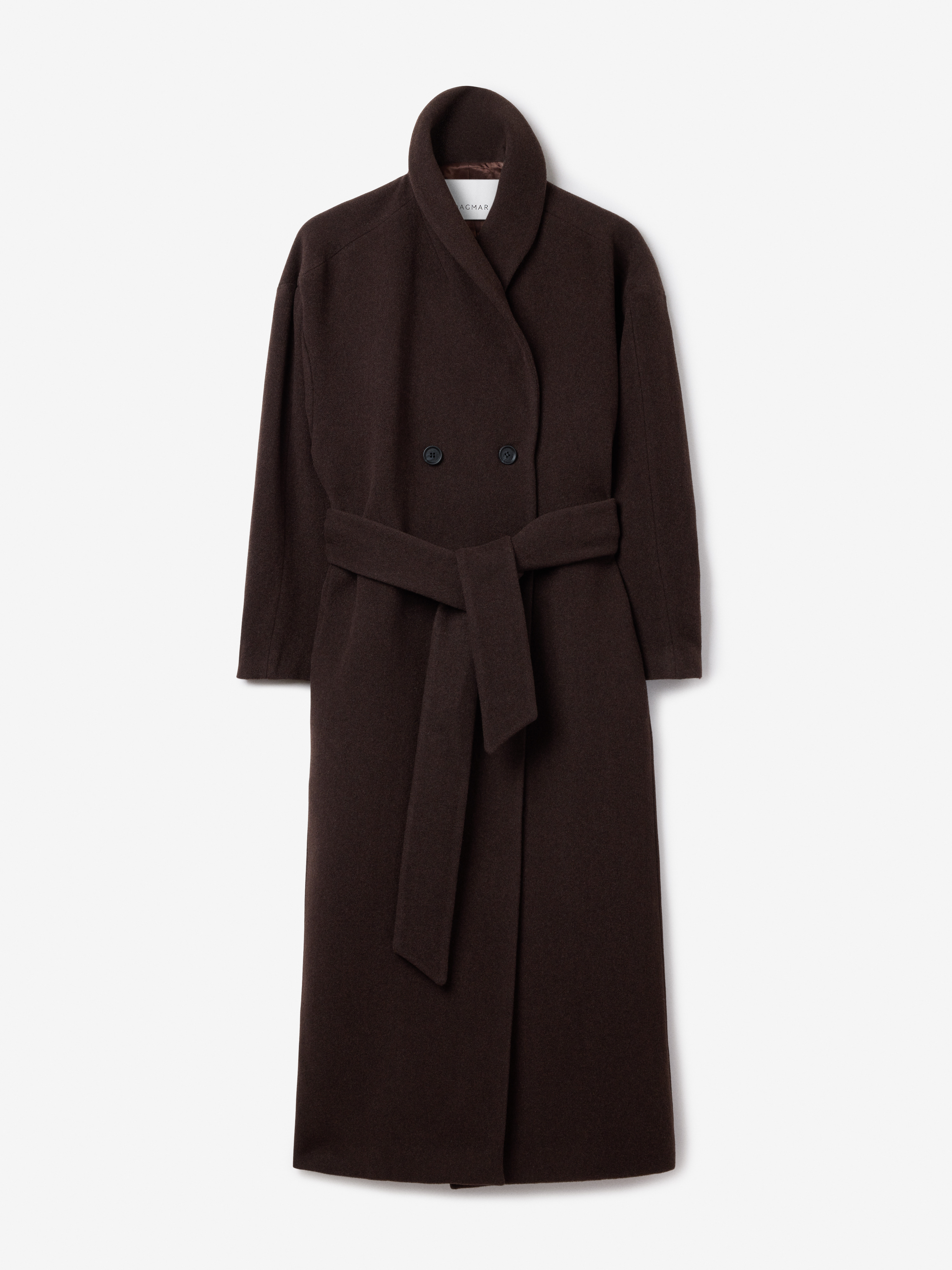 Relaxed Wool Coat - 5
