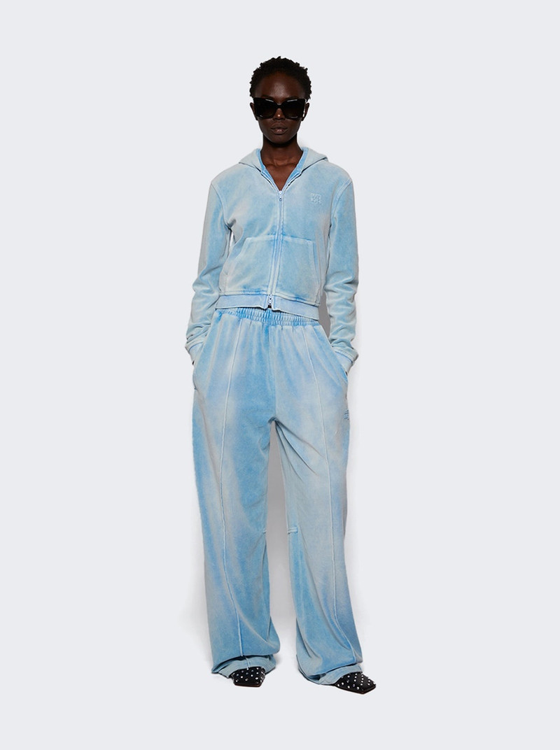 alexanderwang.t Shrunken Zip Up Hoodie Washed Sky outlook
