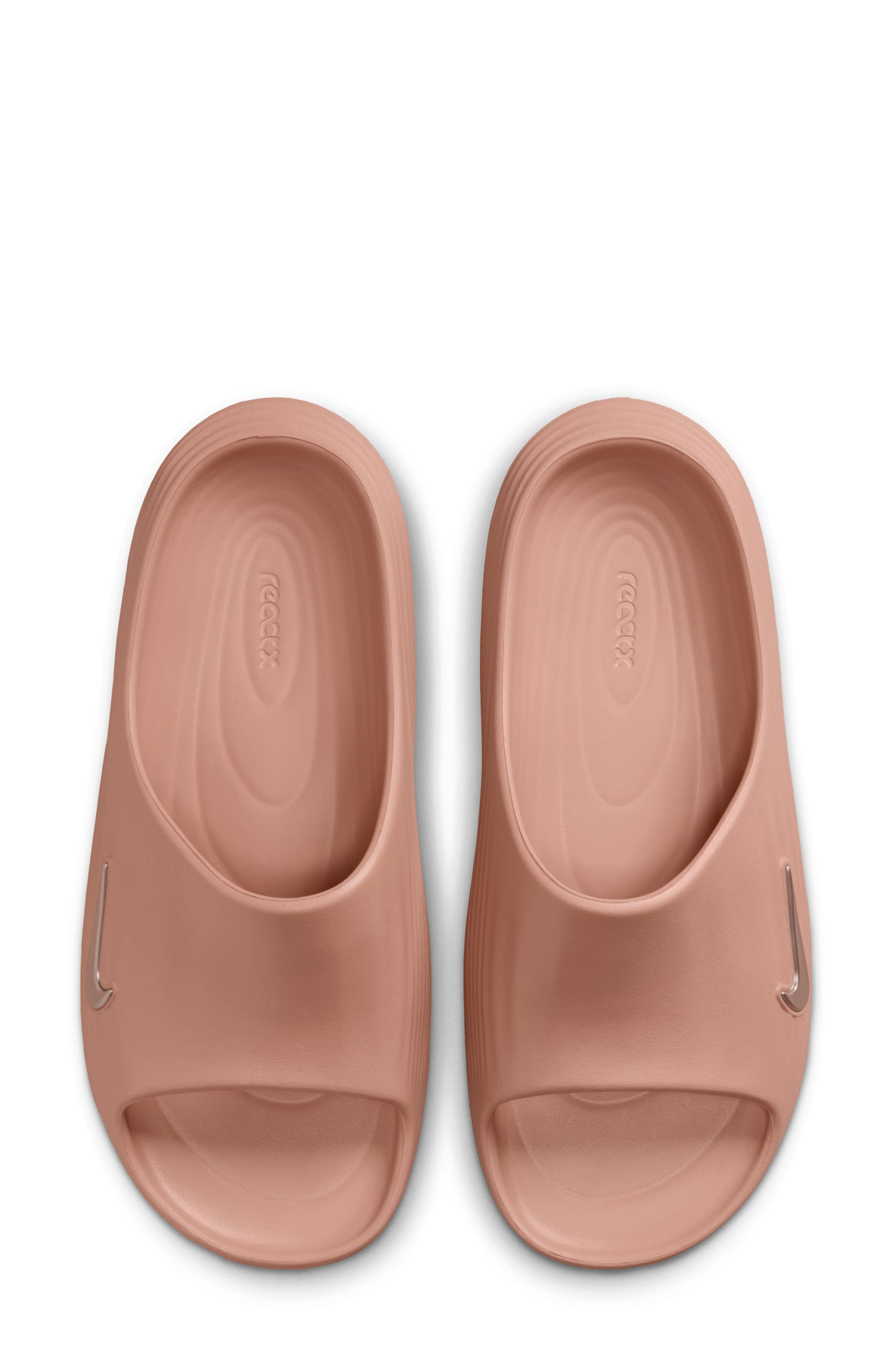 Nike ReactX Rejuven8 Slide in Rose Gold/Rose Gold/Rose at Nordstrom - 3