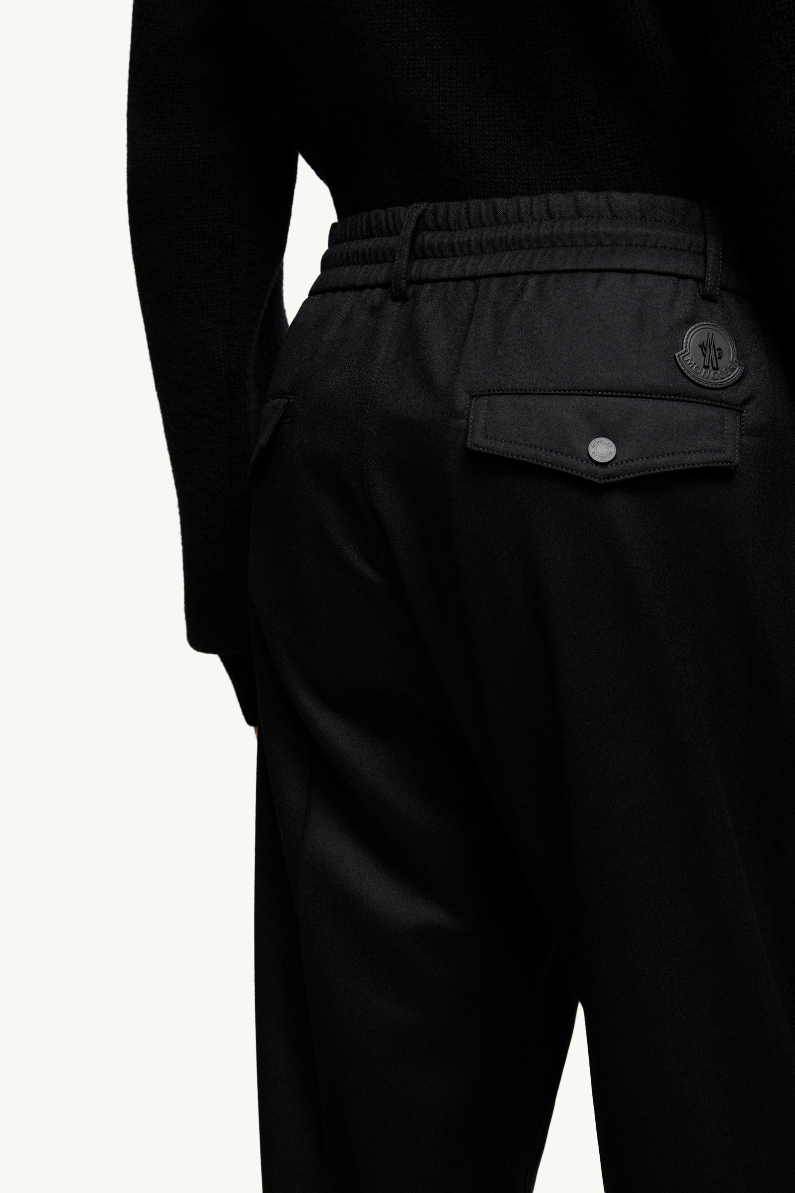 Wool Flannel Tailored Pants - 7