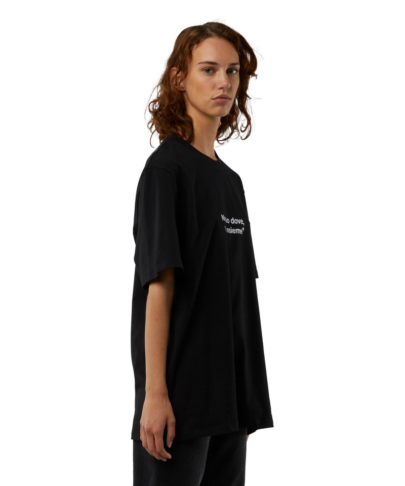 T-shirt quote "Non so dove, ma insieme" 7