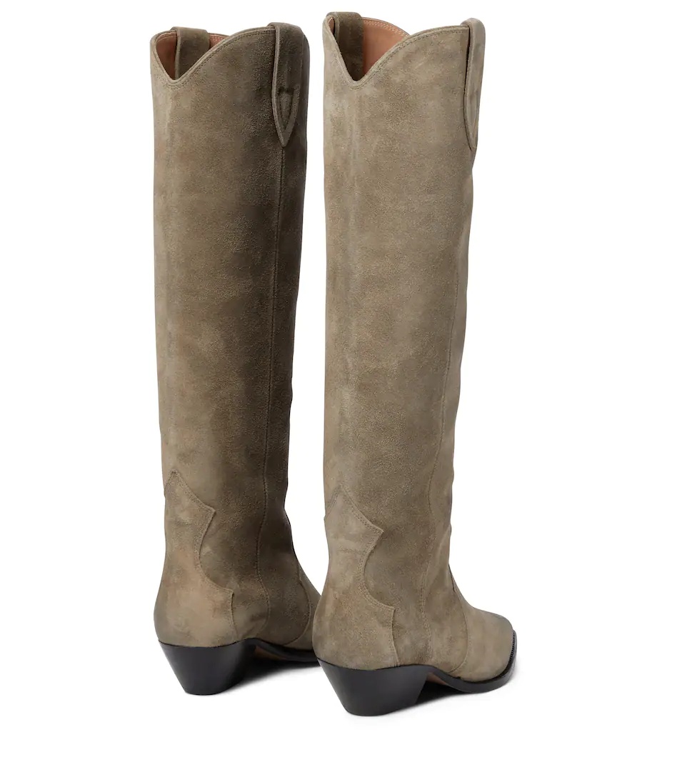 Denvee suede knee-high boots - 3