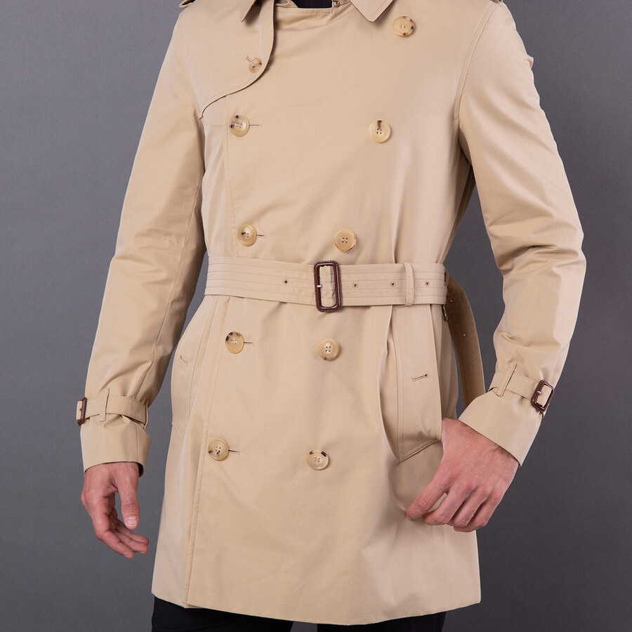 Burberry Wimbledon Short Gabardine Trench Coat - 4