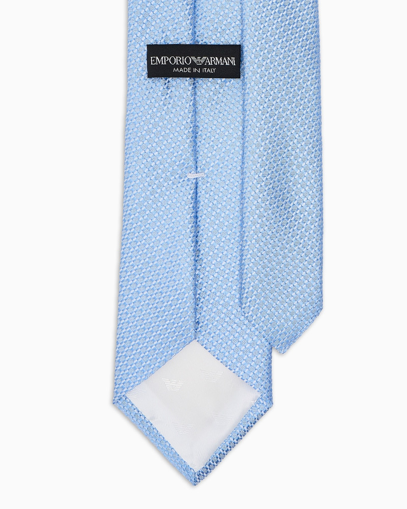 EMPORIO ARMANI PURE SILK MICRO-TEXTURED TIE outlook