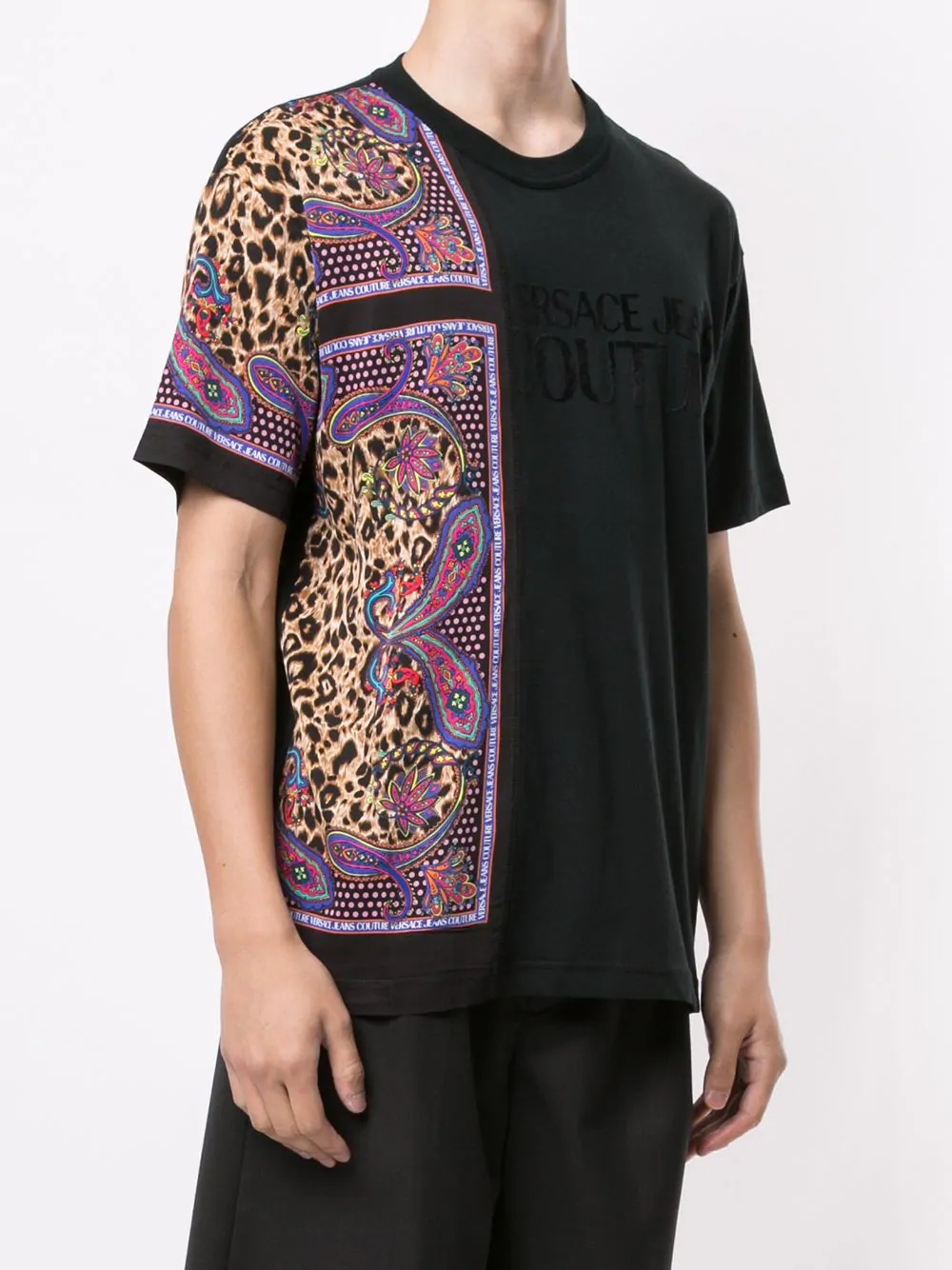 Paisley Leopard-print cotton T-shirt - 3