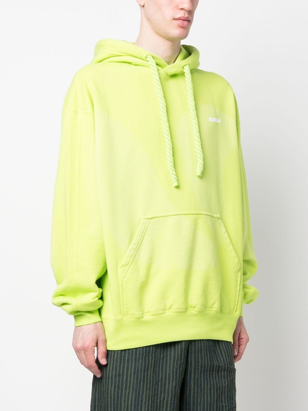 logo-print drawstring hoodie - 3
