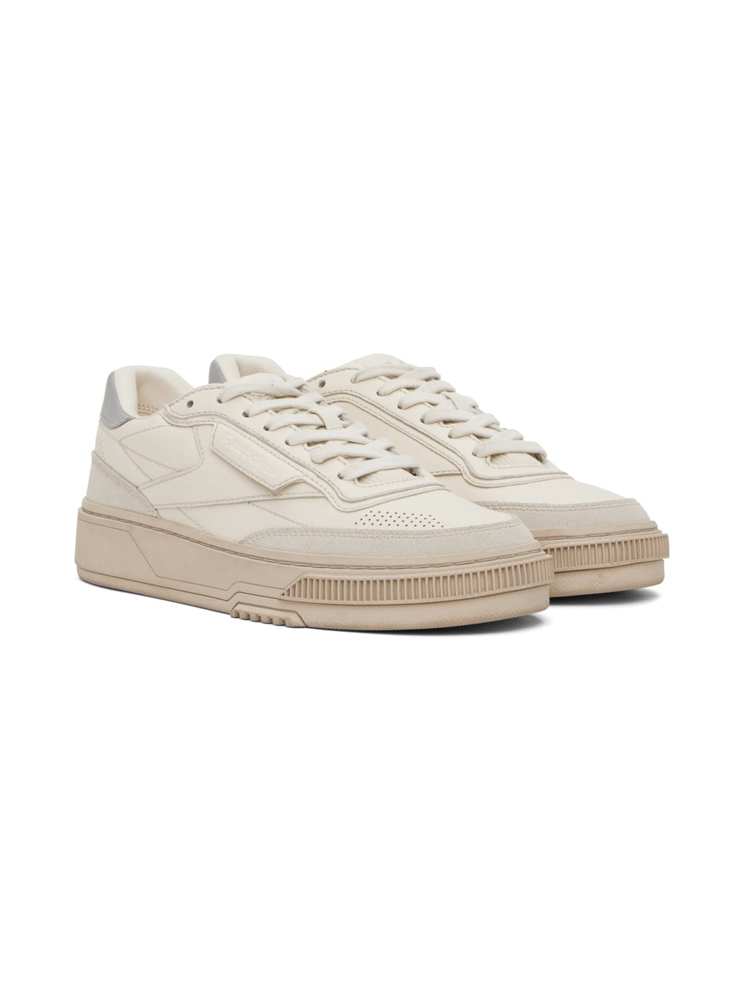 Off-White & Gray Club C LTD Sneakers - 4